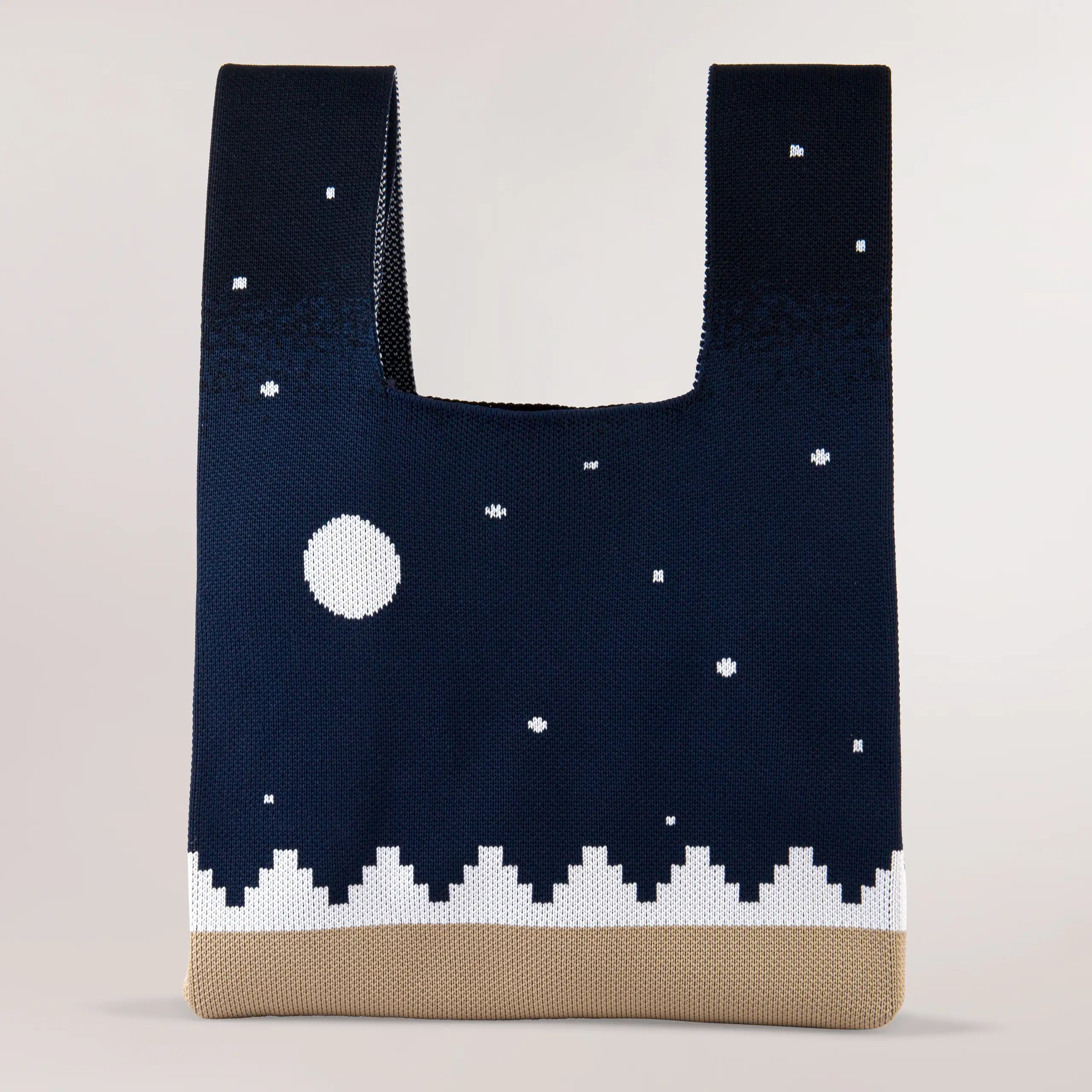 Seasonal Pattern Bag - SEASONAL NAVY