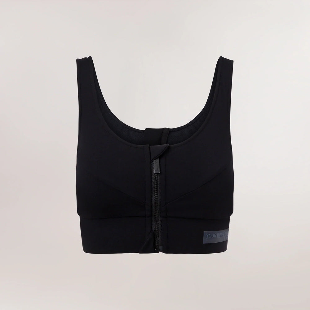 Sculpting Cropped Top - CORE BLACK