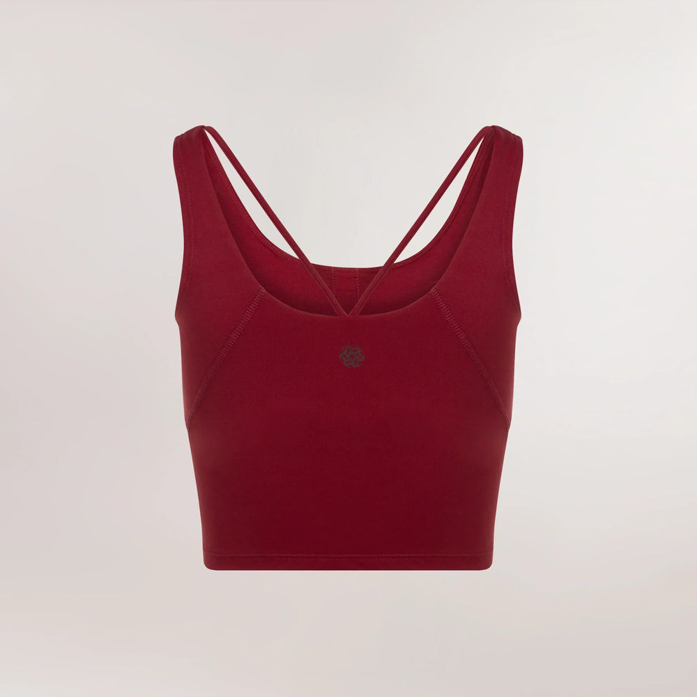 Freestyle Cropped Top - CORE GRAPE RED