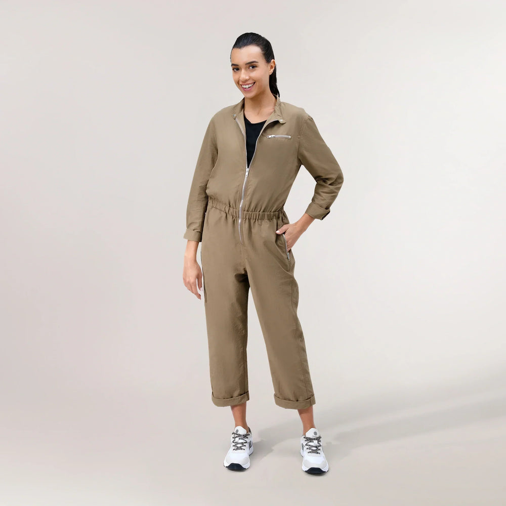 Parachute Jumpsuit - SEASONAL BEIGE