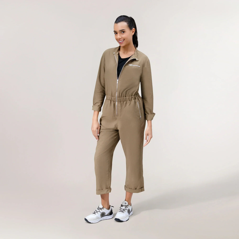 Parachute Jumpsuit - SEASONAL BEIGE