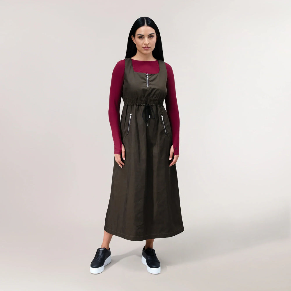 Pinafore Dress - SEASONAL CHOCOLATE