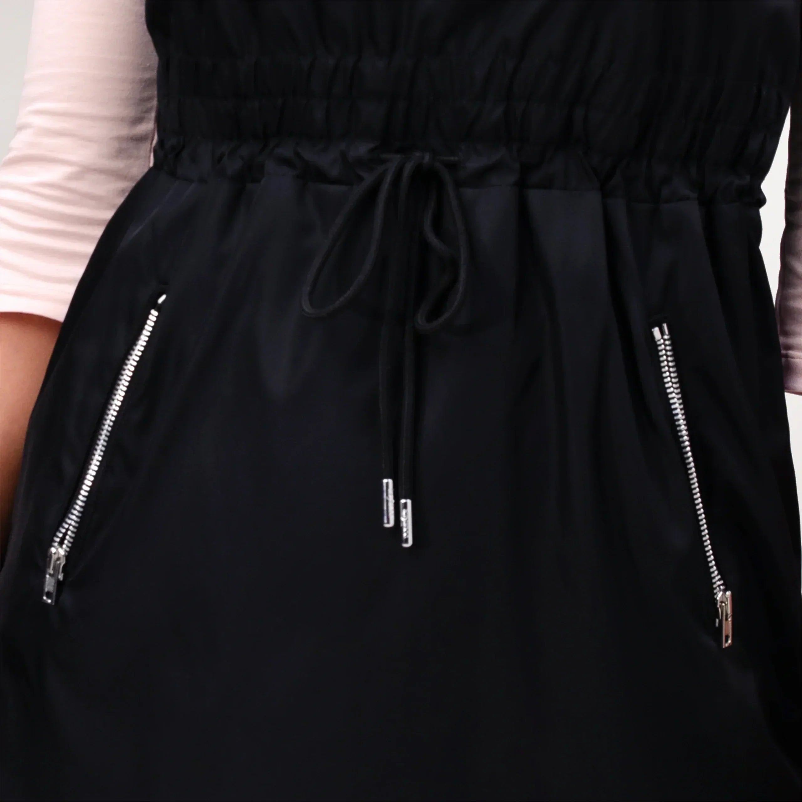 Pinafore Dress - SEASONAL BLACK