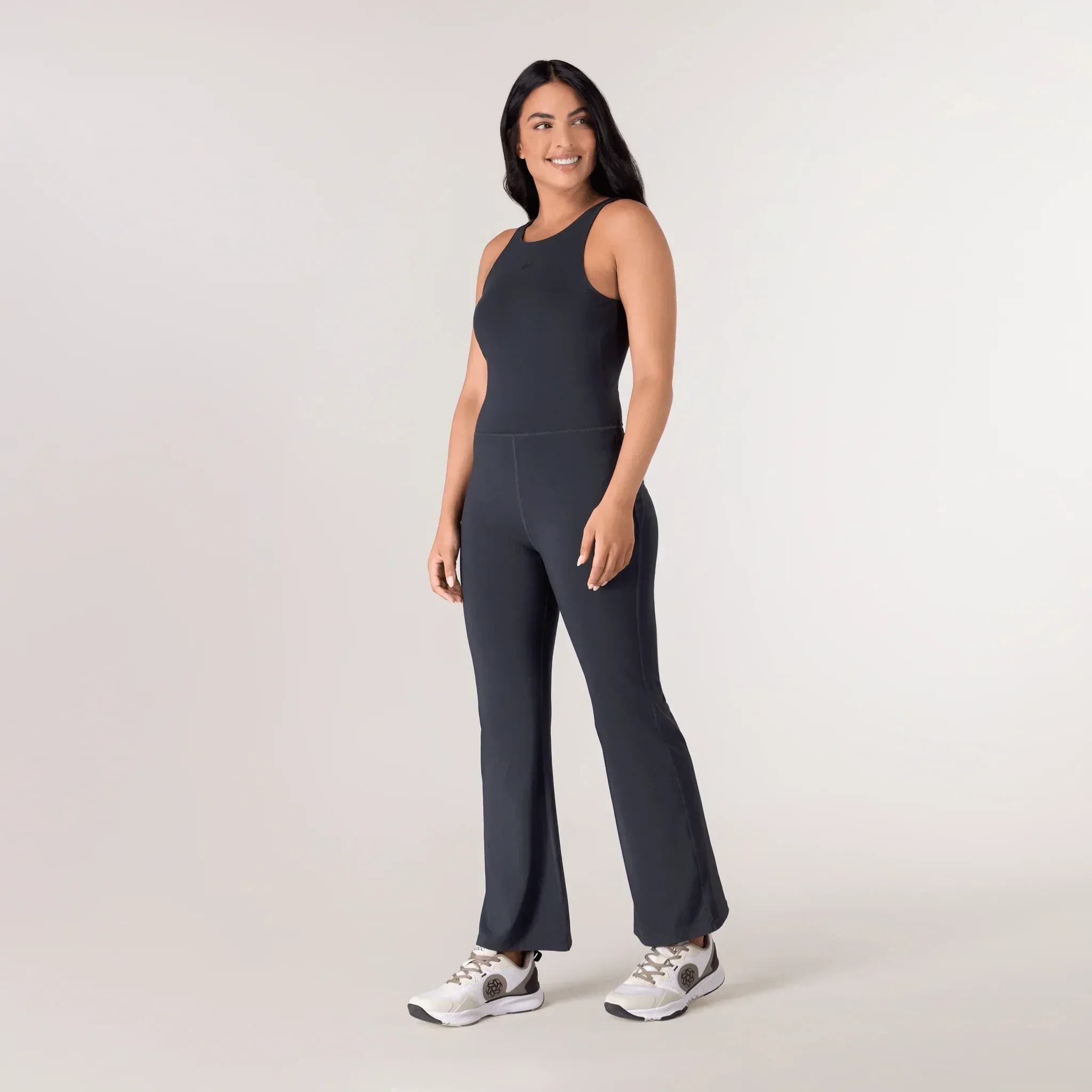 Rhythm Flare Unitard - KDF BLACK