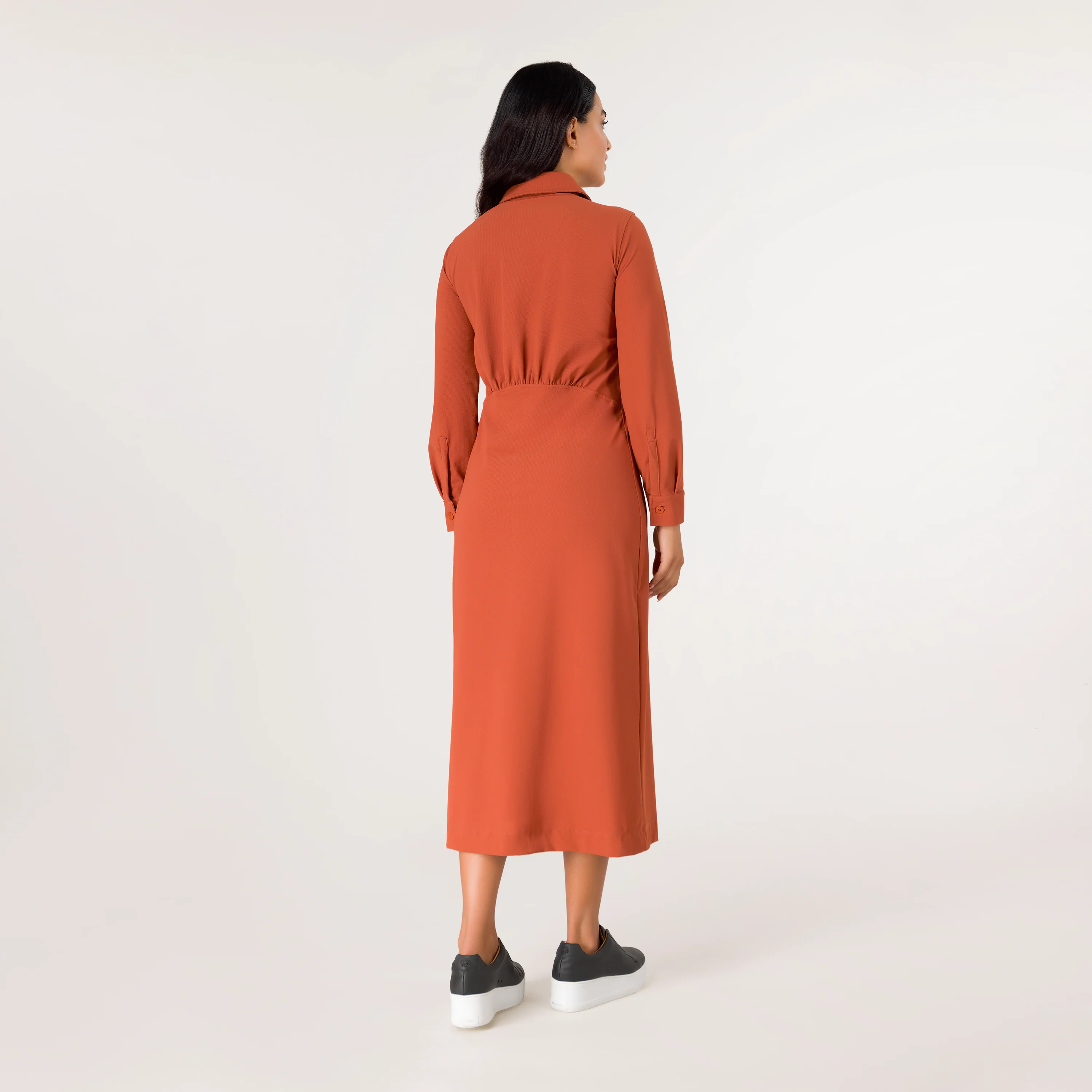 Abaya Button Front Dress Test