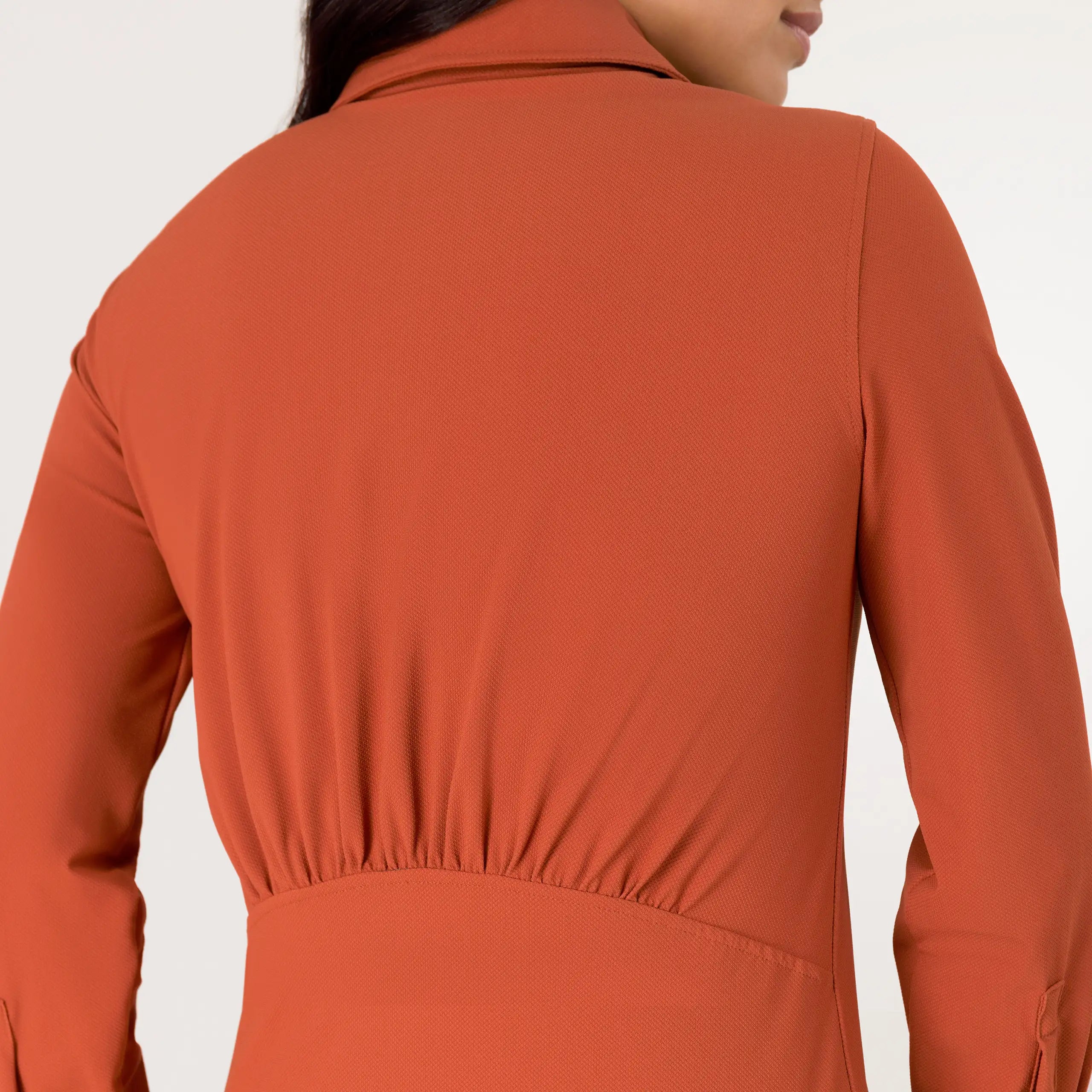 Abaya Button Front Dress - SEASONAL TURMERIC