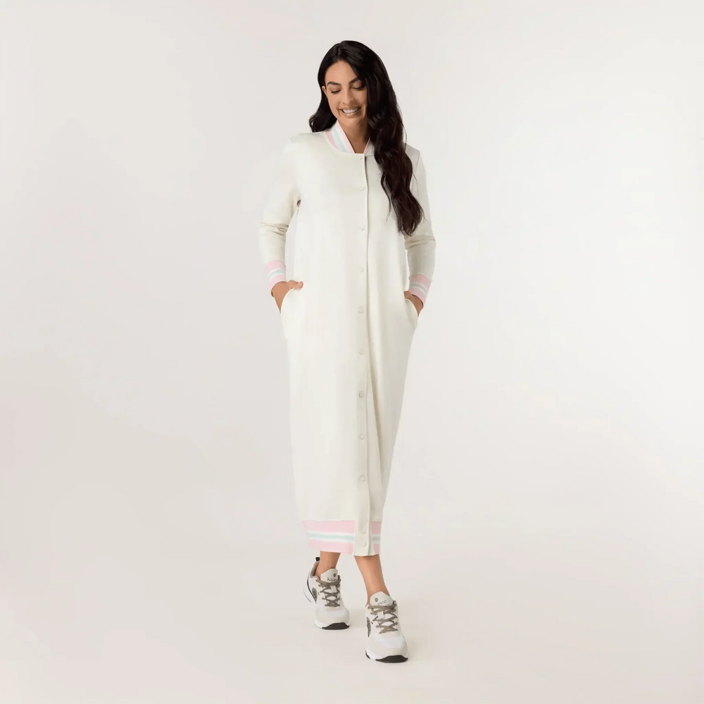 Maxi Bomber Jacket - SEASONAL BEIGE