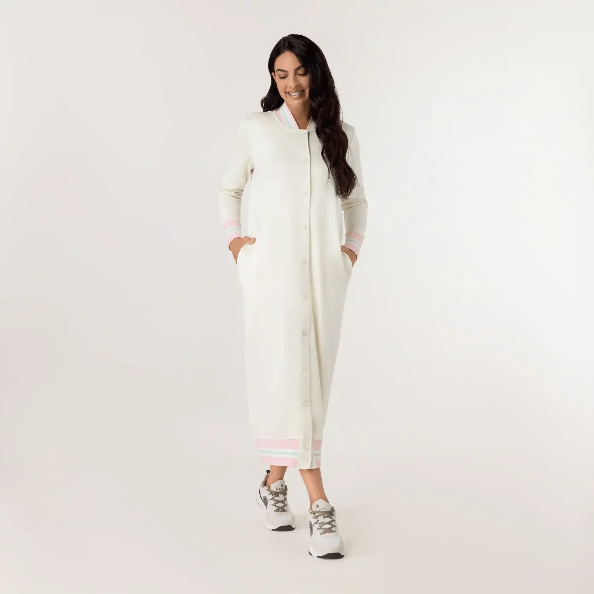 Maxi Bomber Jacket - SEASONAL BEIGE