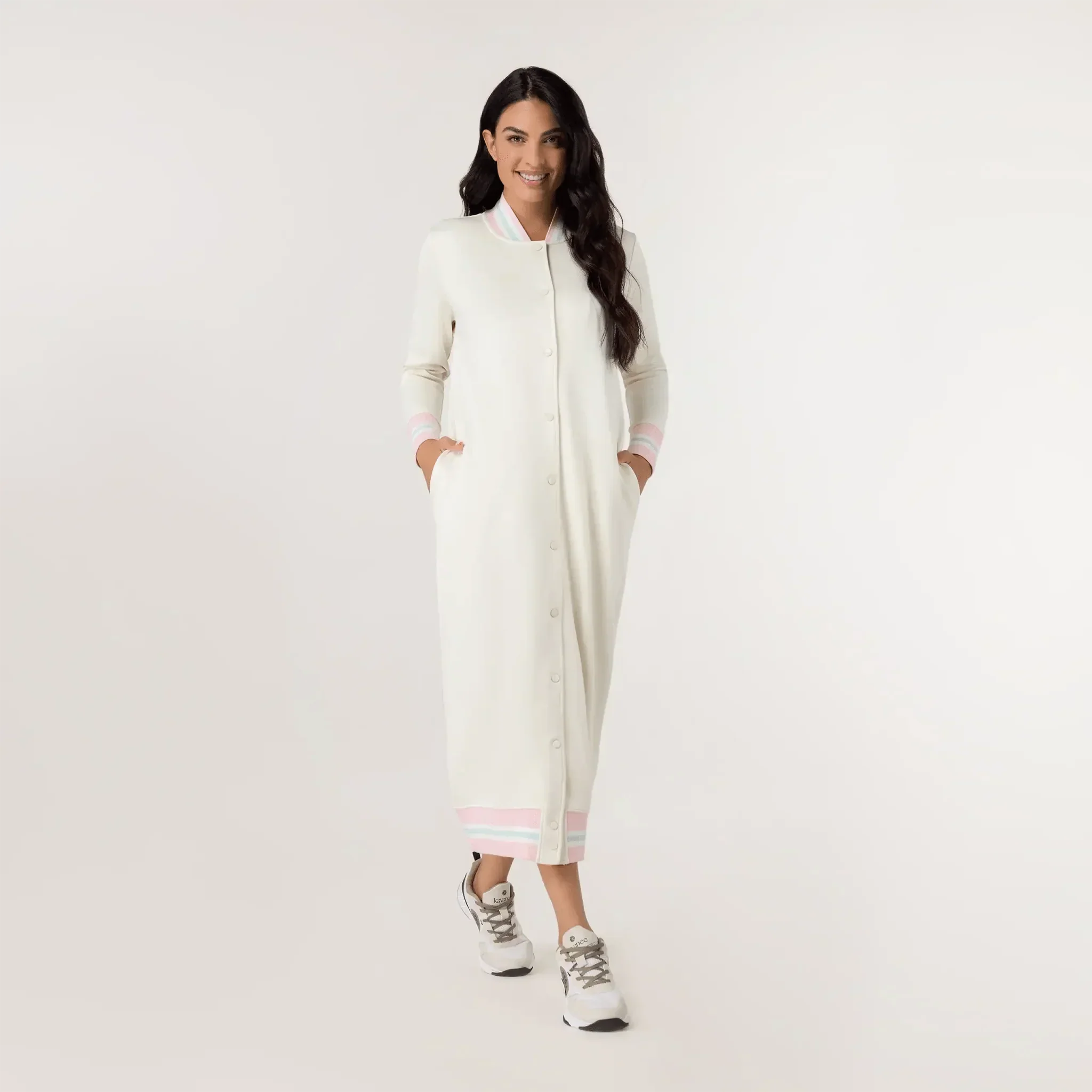 Maxi Bomber Jacket - SEASONAL BEIGE
