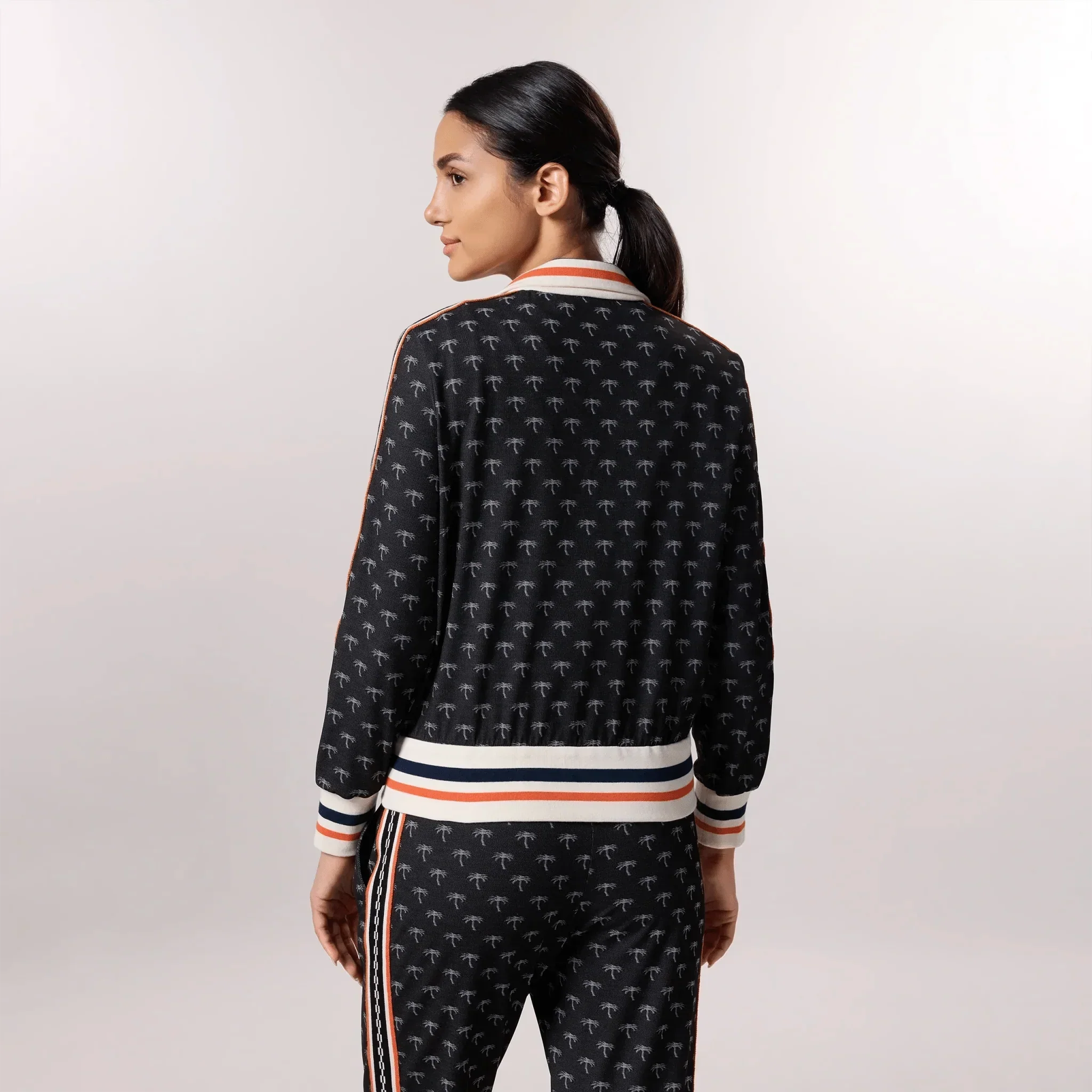 Jacquard Bomber Jacket - SEASONAL PRINT