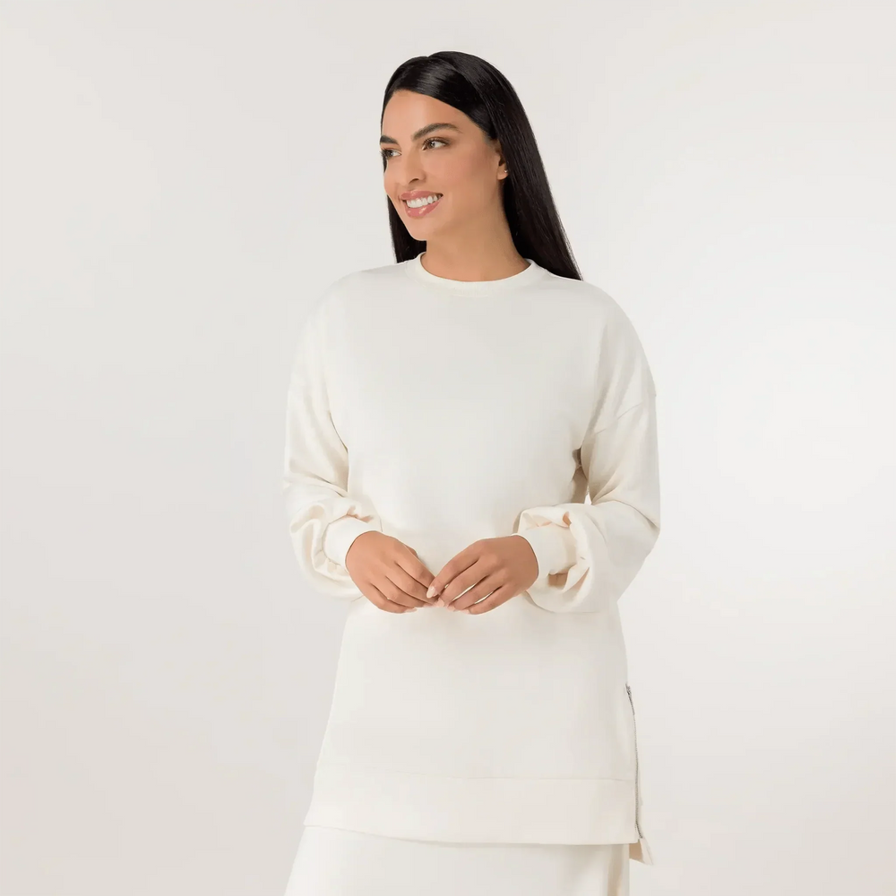 Soft Pullover Tunic - SEASONAL BEIGE