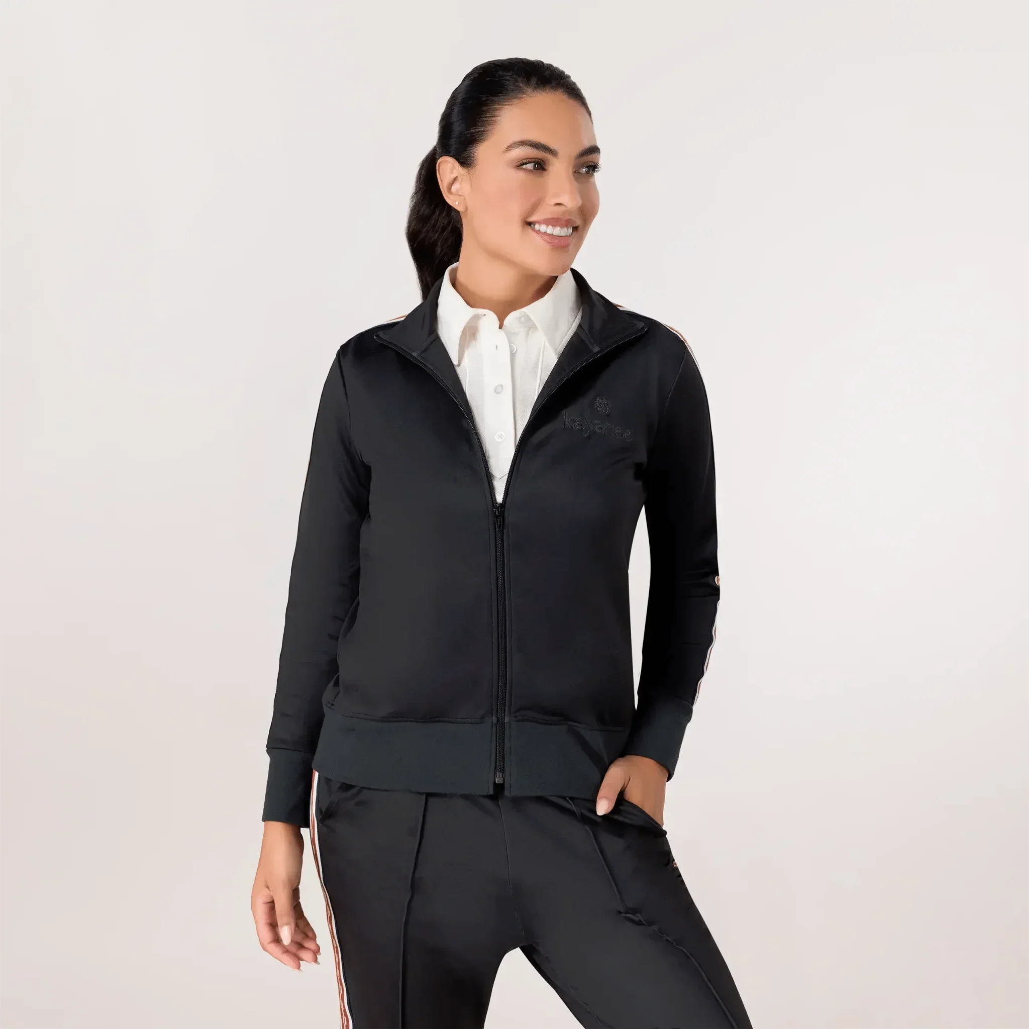 Kayanee Track Jacket - SEASONAL BLACK
