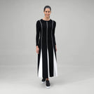 Flared Panel Dress - SEASONAL BLACK