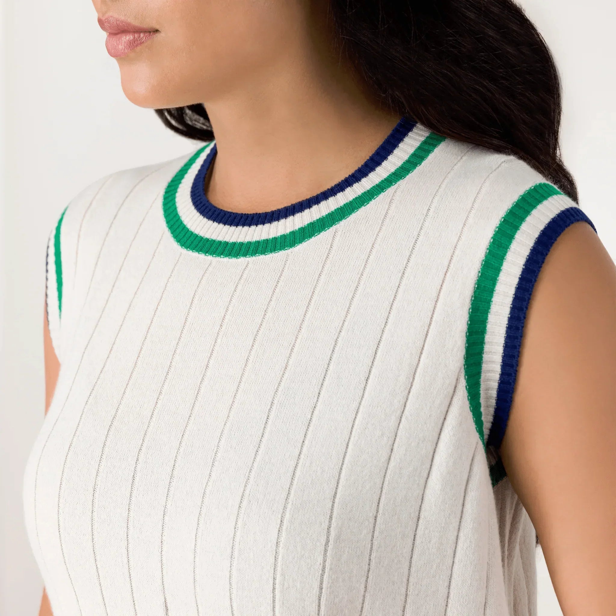 Cable Cashmere Dress - SEASONAL IVORY