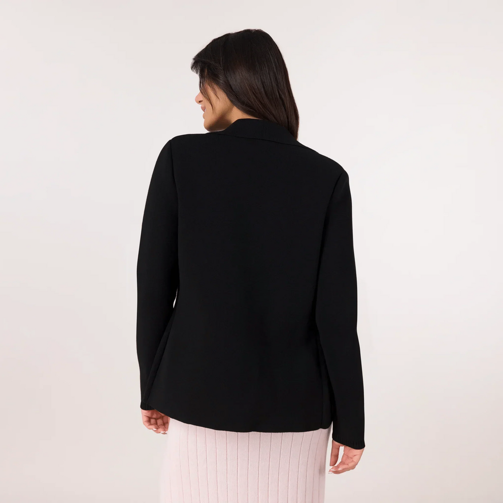Knitted Blazer - SEASONAL BLACK
