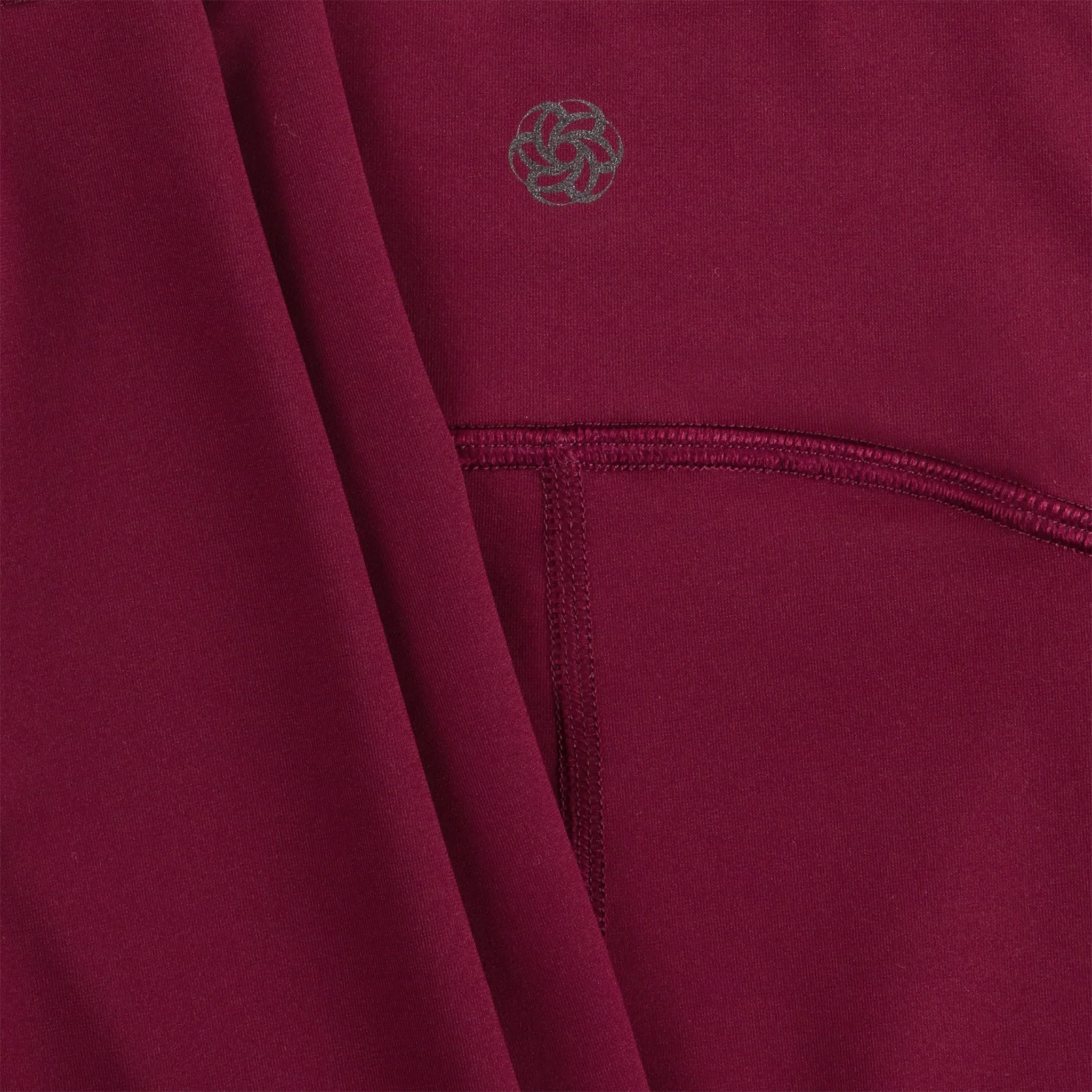 Freestyle Cropped Legging - CORE GRAPE RED