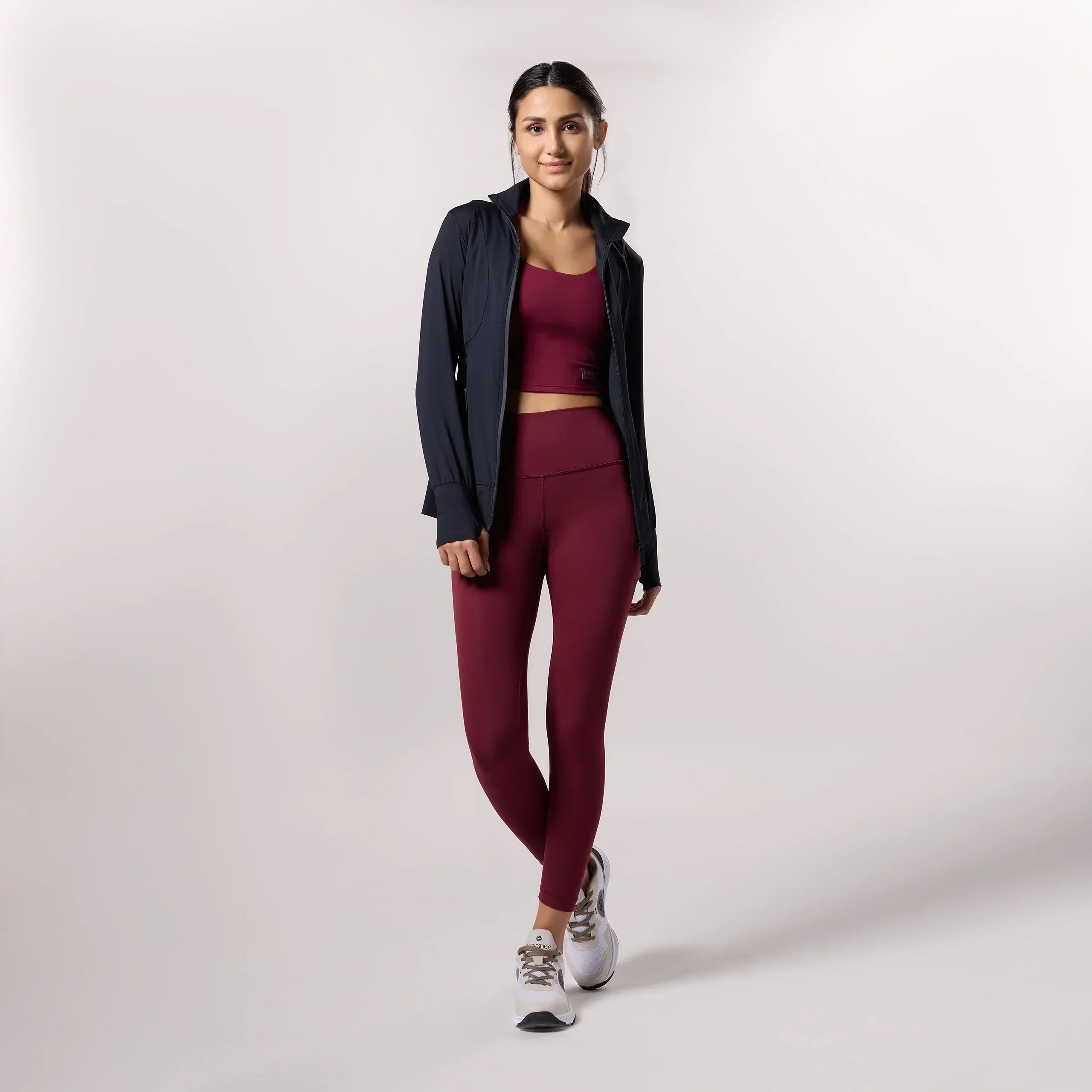 Sculpting Compression Legging - CORE GRAPE RED