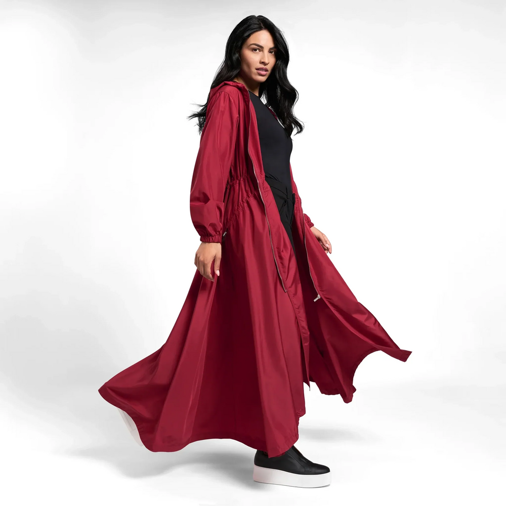 Hooded Parka - SEASONAL DARK RED