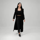 Active Blazer Abaya - SEASONAL BLACK