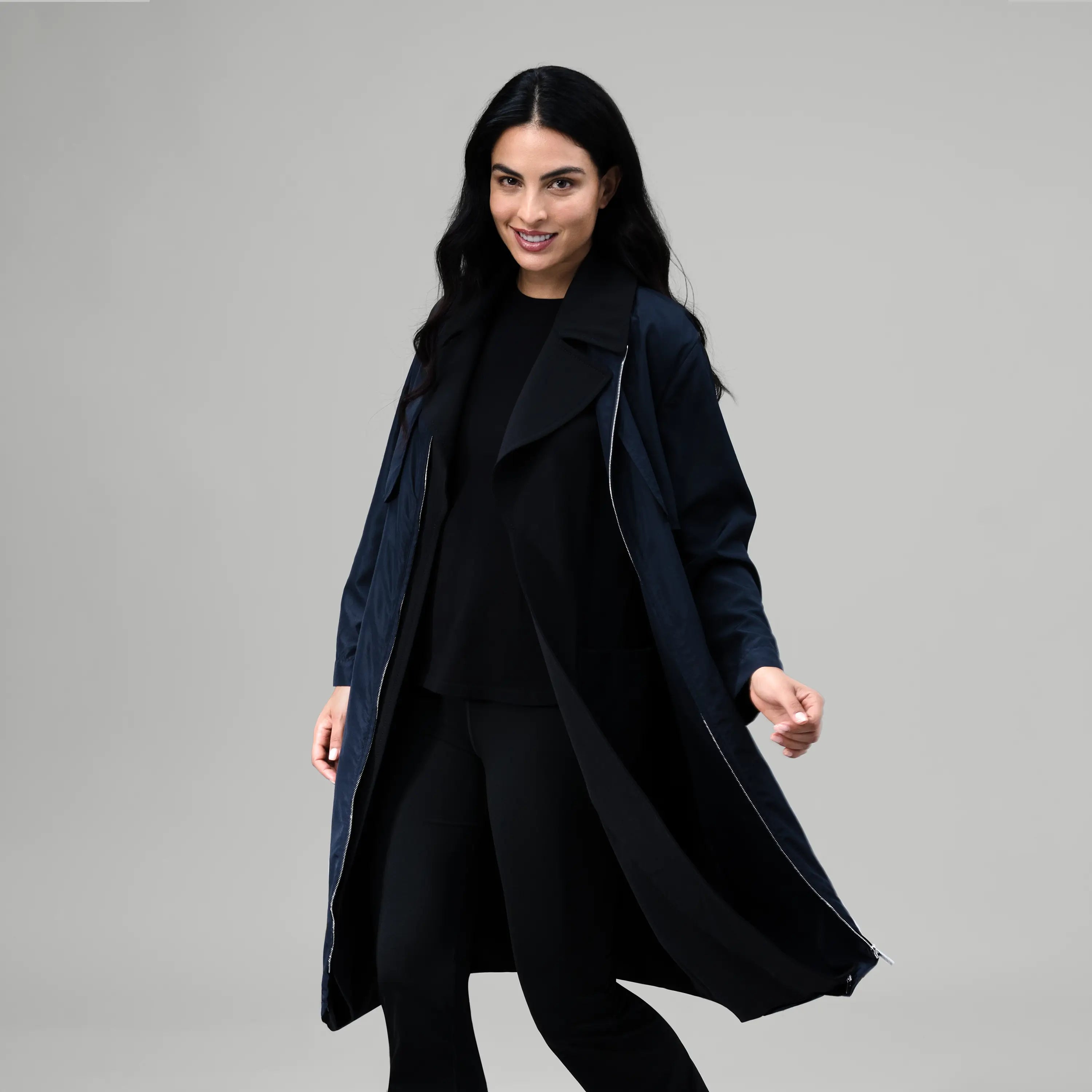 Gilet Hybrid Two Piece Trench - SEASONAL NAVY