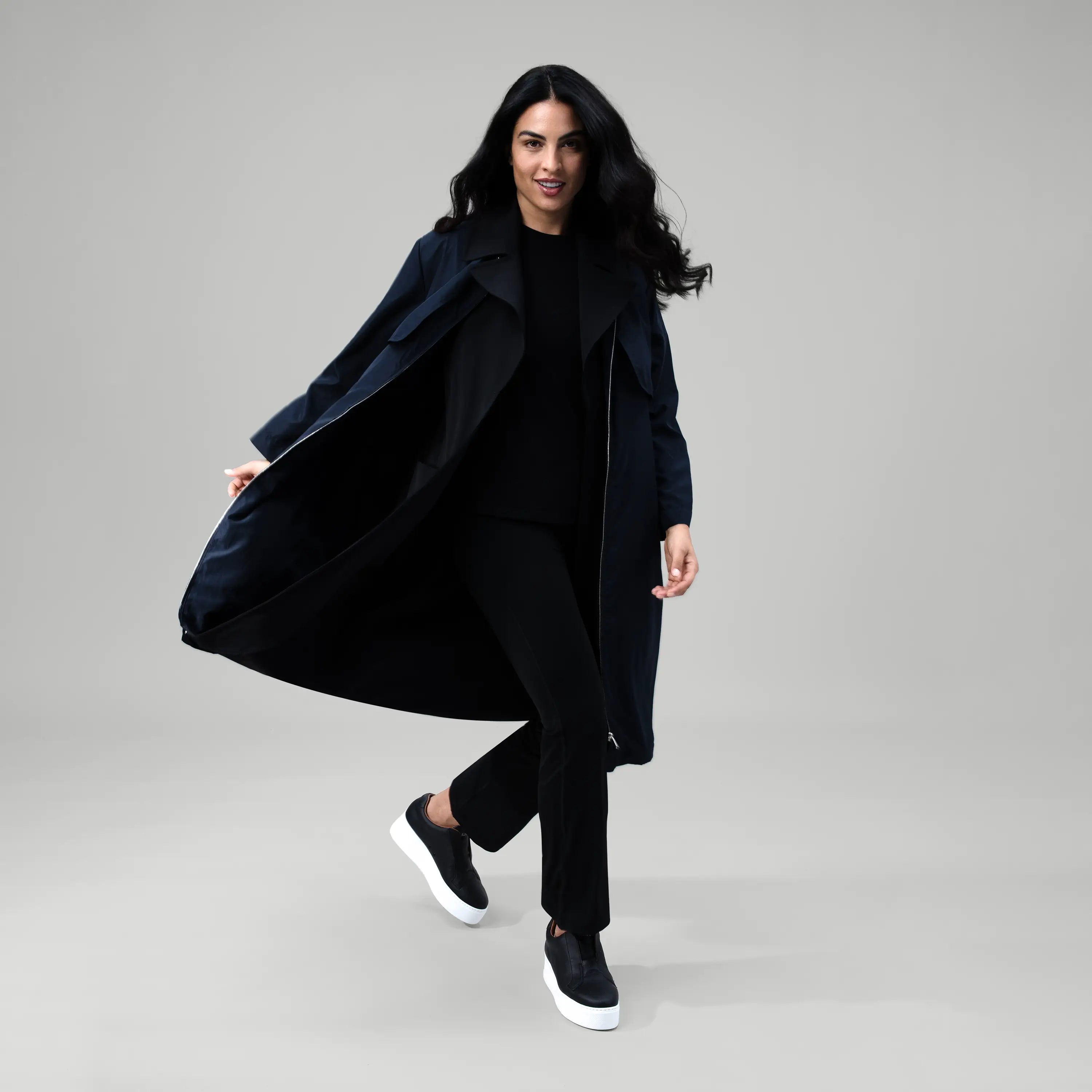Gilet Hybrid Two Piece Trench - SEASONAL NAVY
