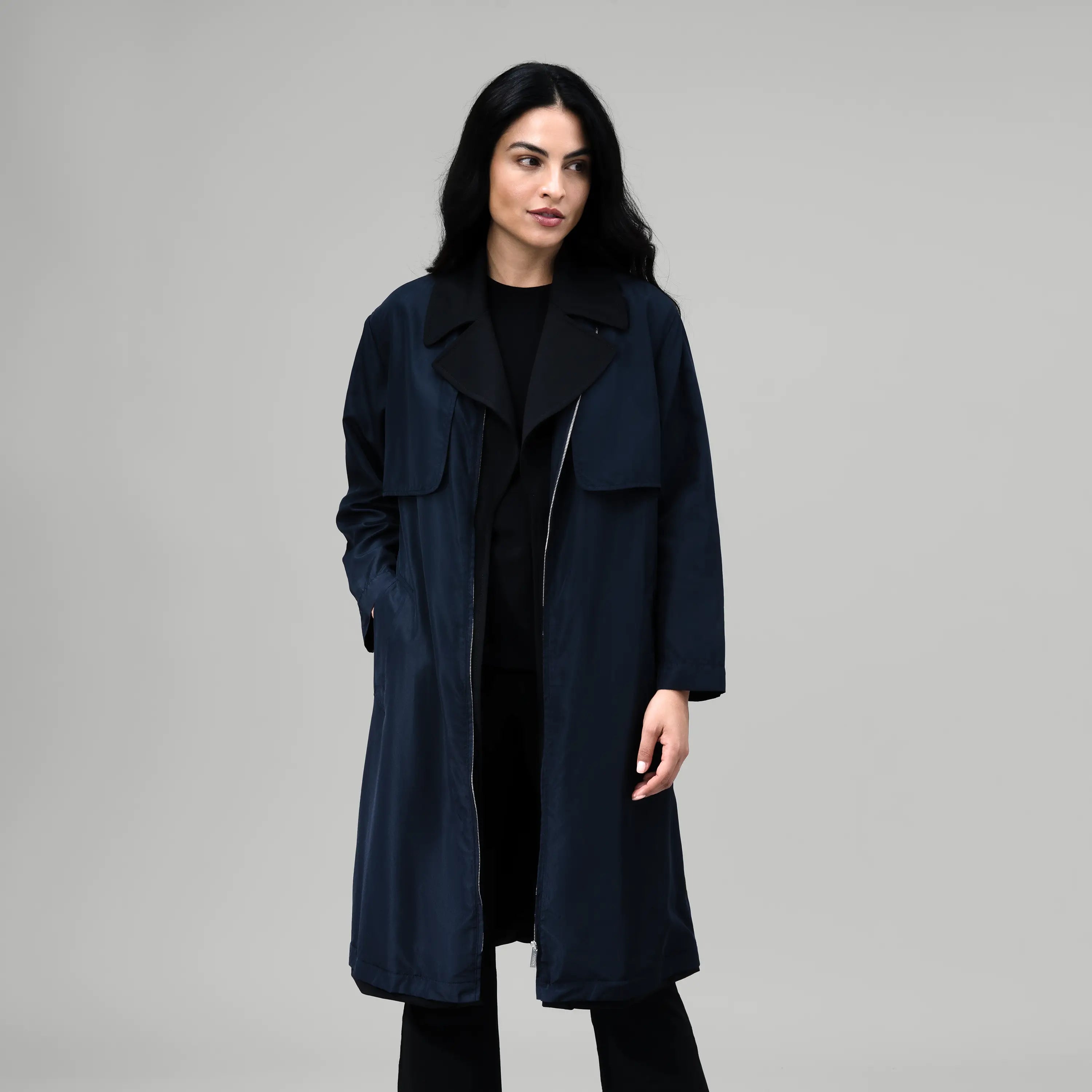 Gilet Hybrid Two Piece Trench - SEASONAL NAVY