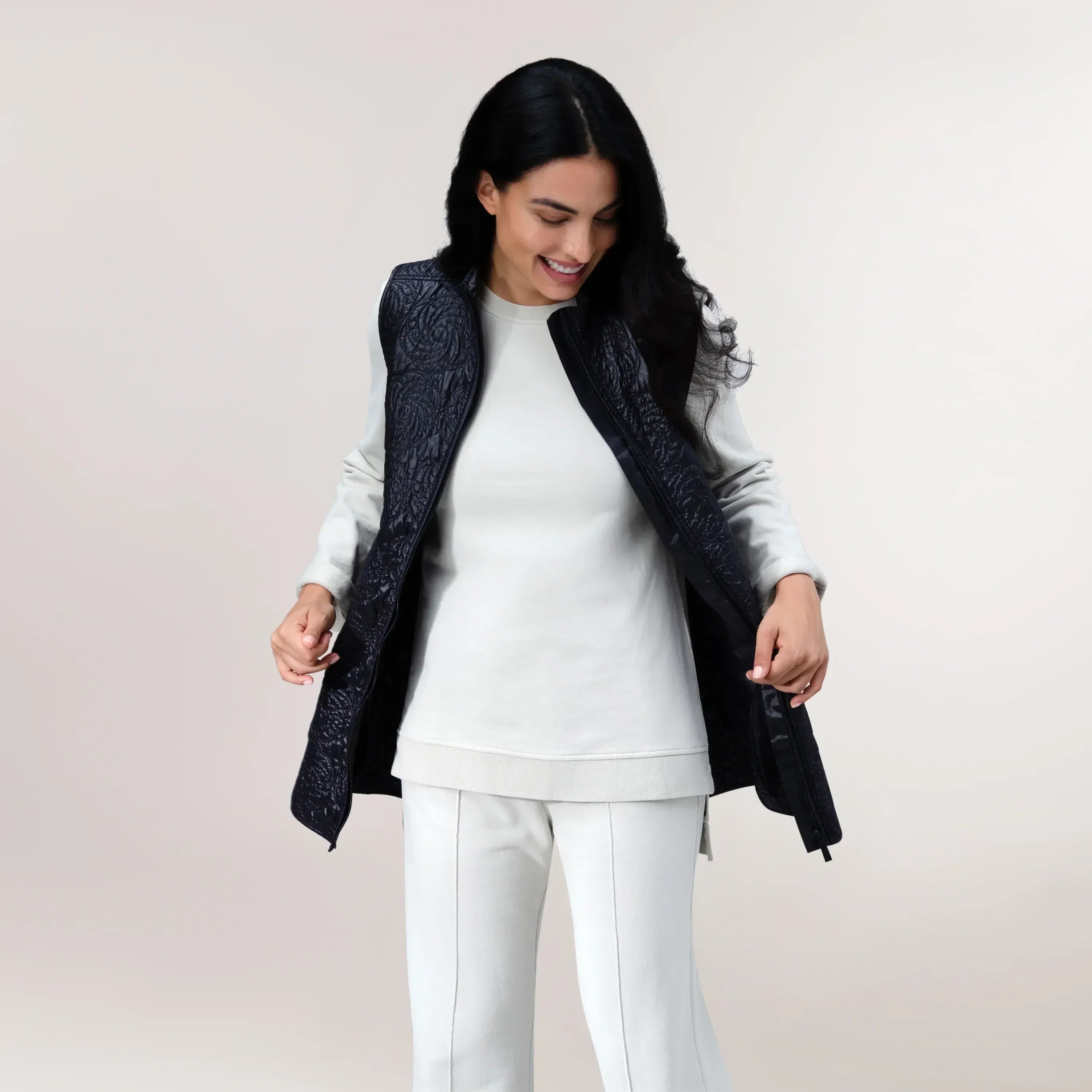 Quilted Vest - CORE BLACK