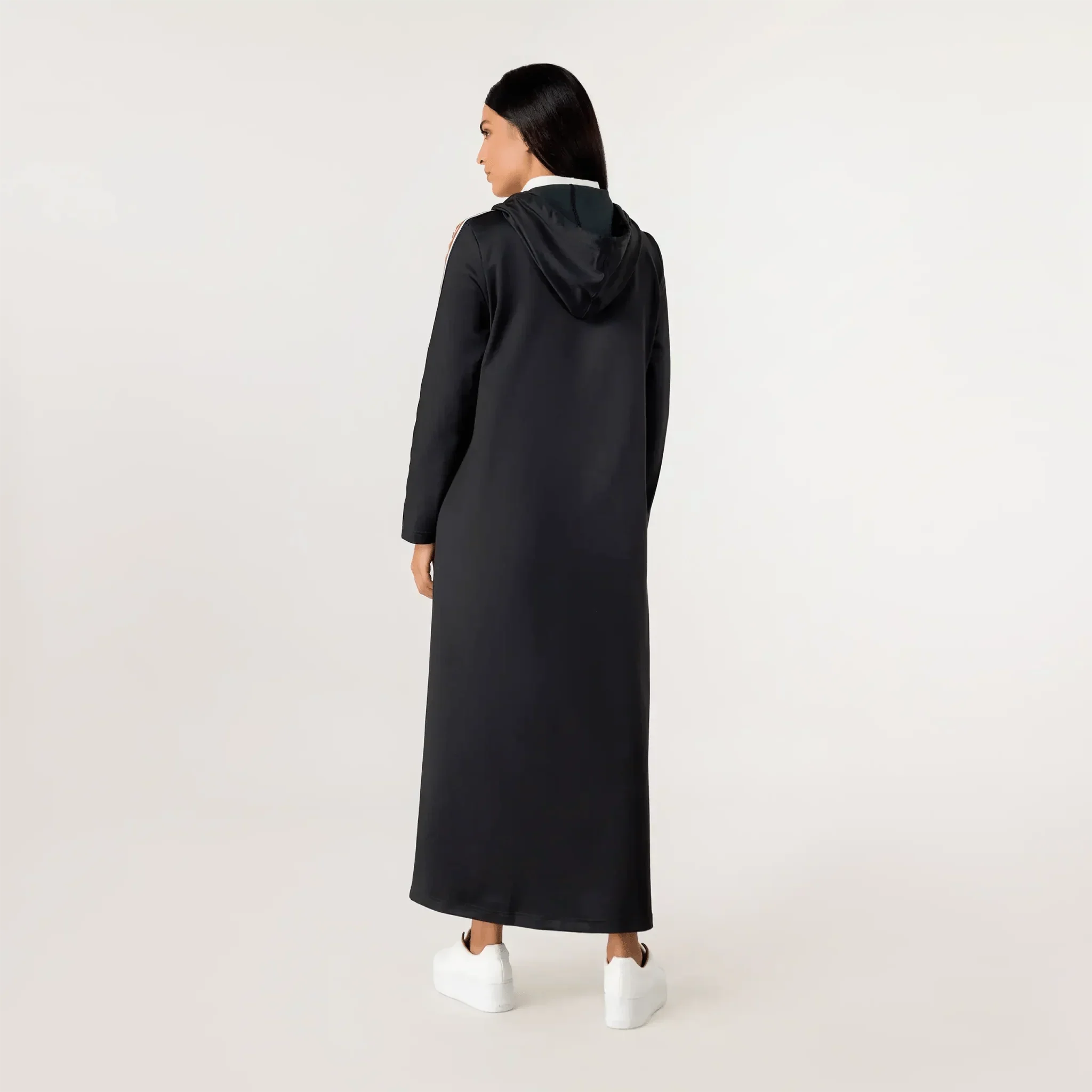 Kayanee Track Abaya - SEASONAL BLACK