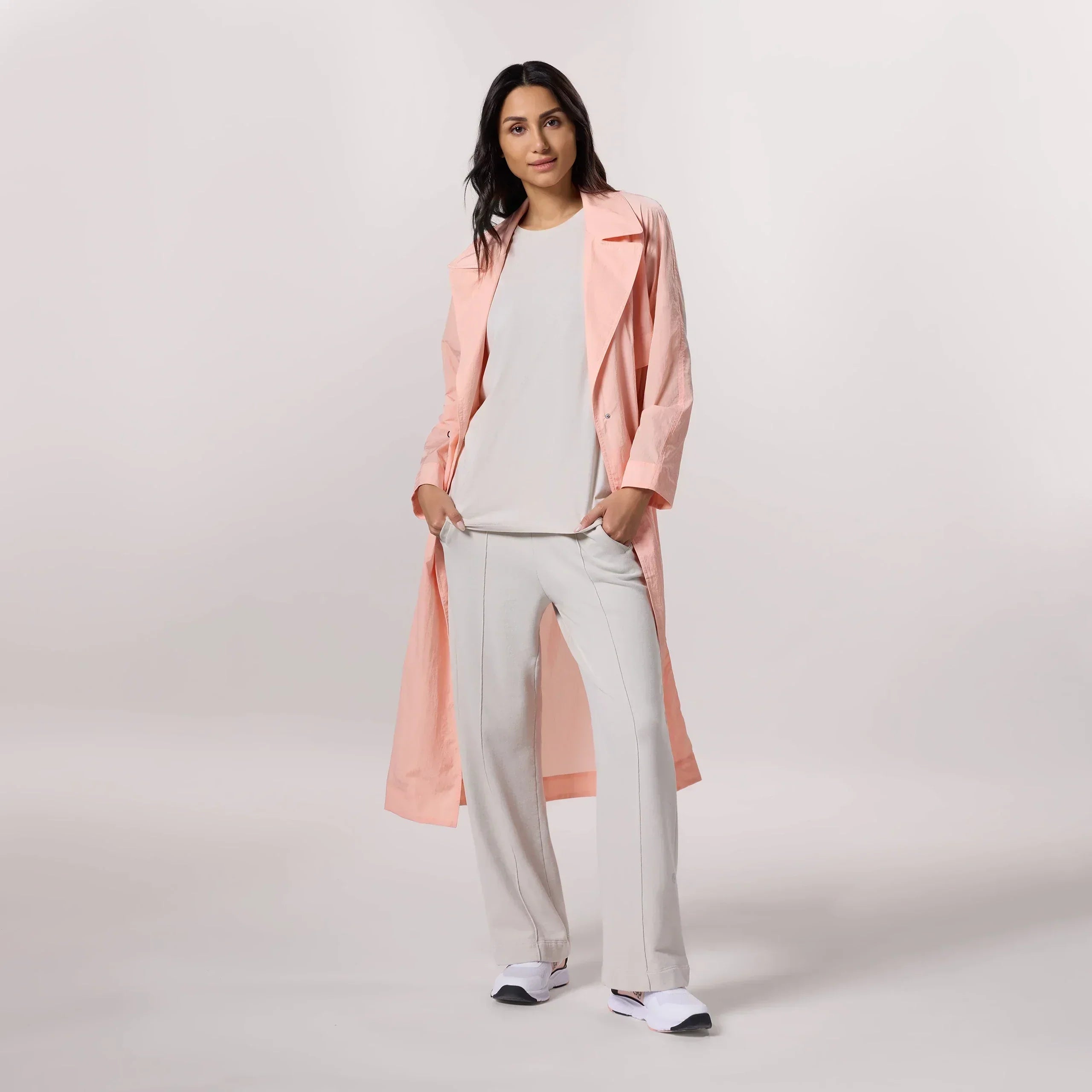 Lightweight Trench Coat - SEASONAL PINK