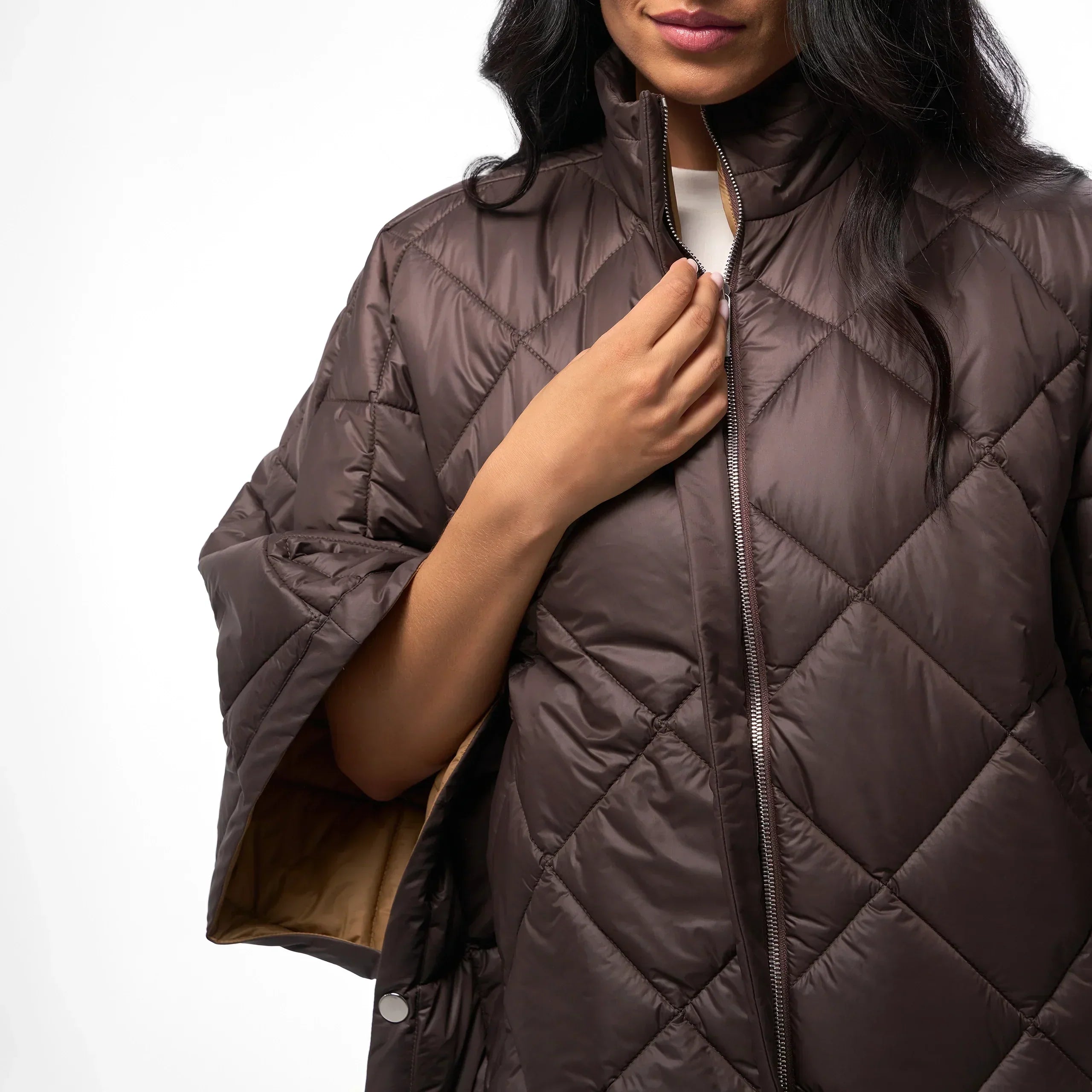 Puffer Cape - SEASONAL CHOCOLATE