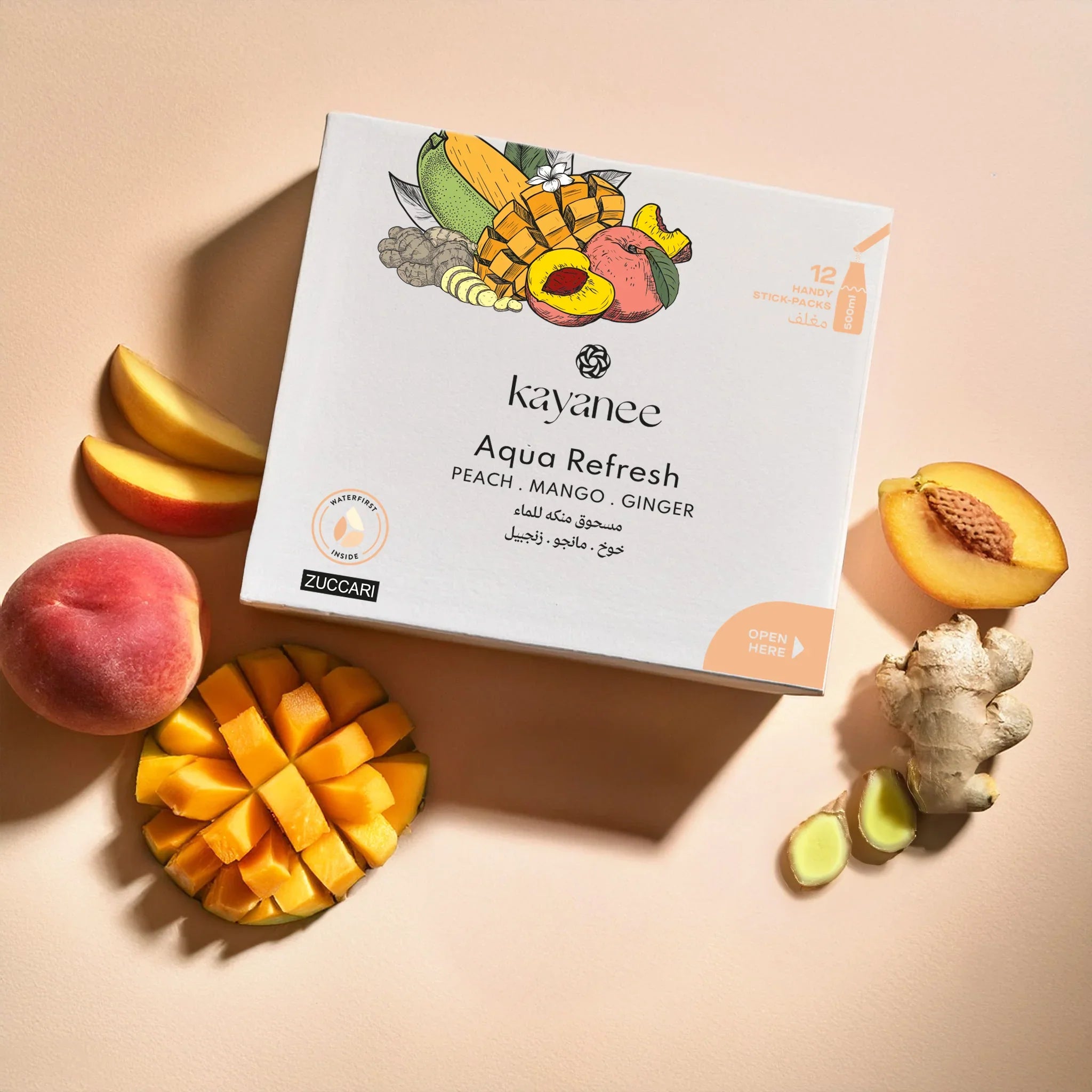 Aqua Refresh Peach-Mango-Ginger