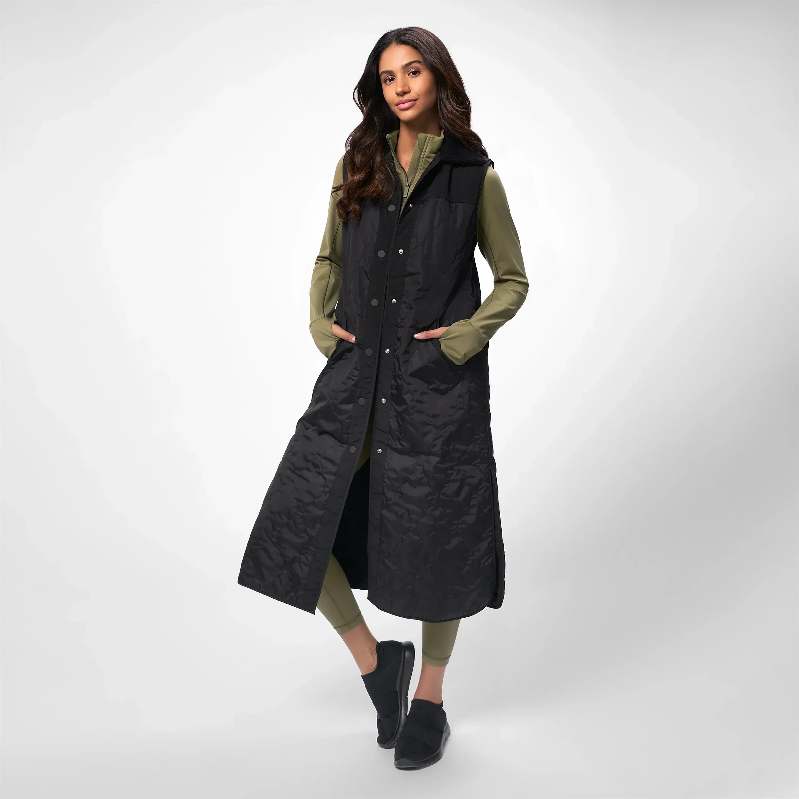 Quilted Gilet - SEASONAL BLACK