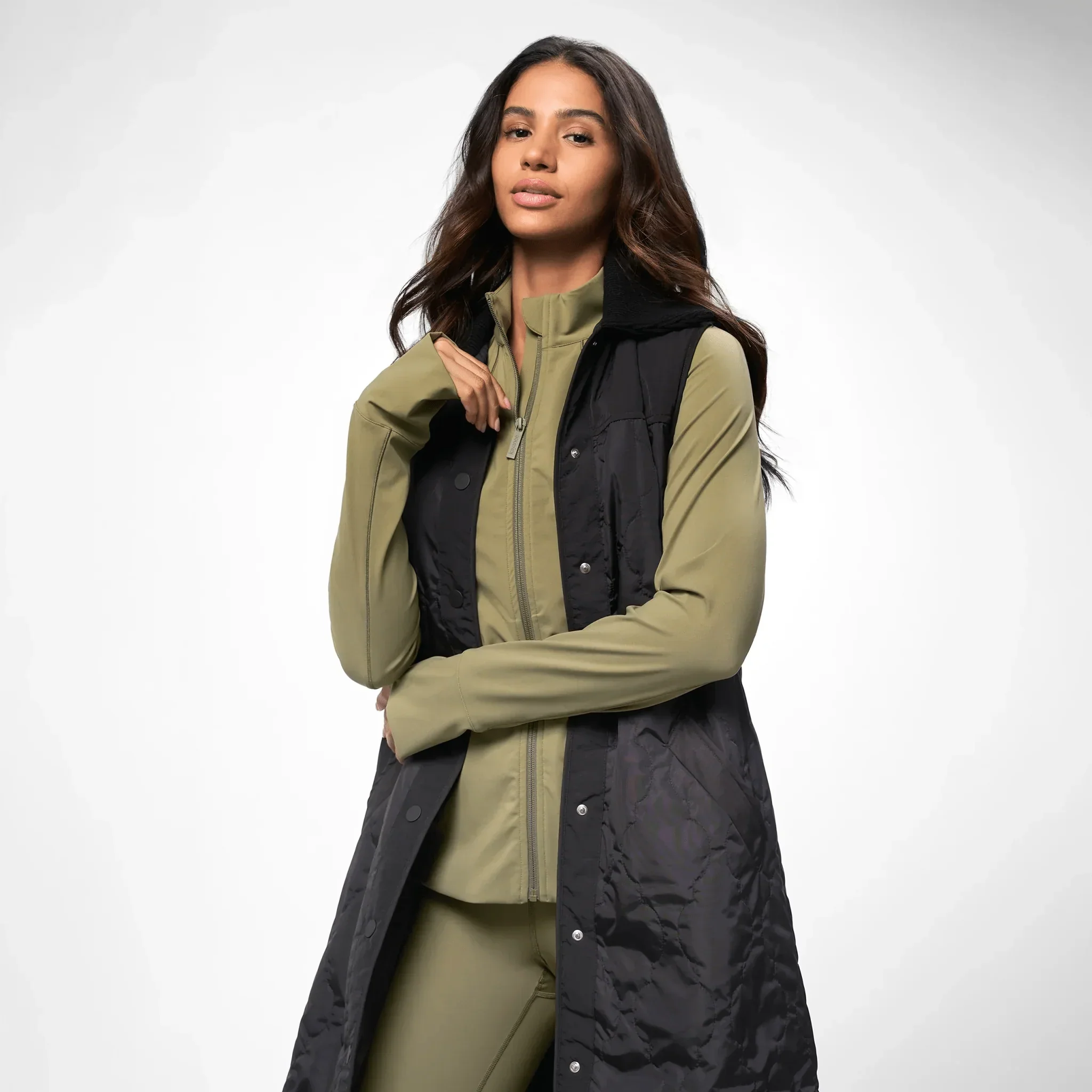 Quilted Gilet - SEASONAL BLACK