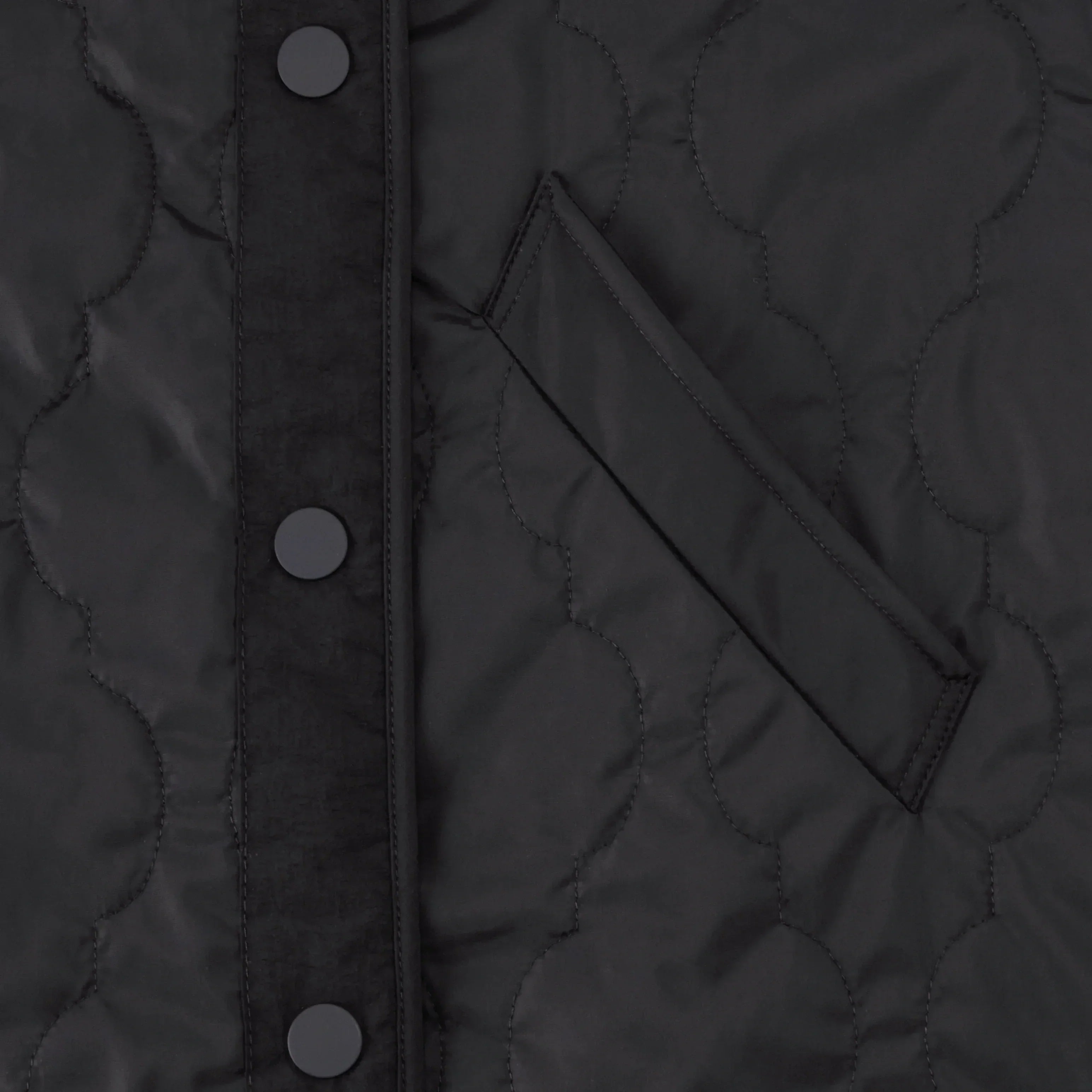 Quilted Gilet - SEASONAL BLACK