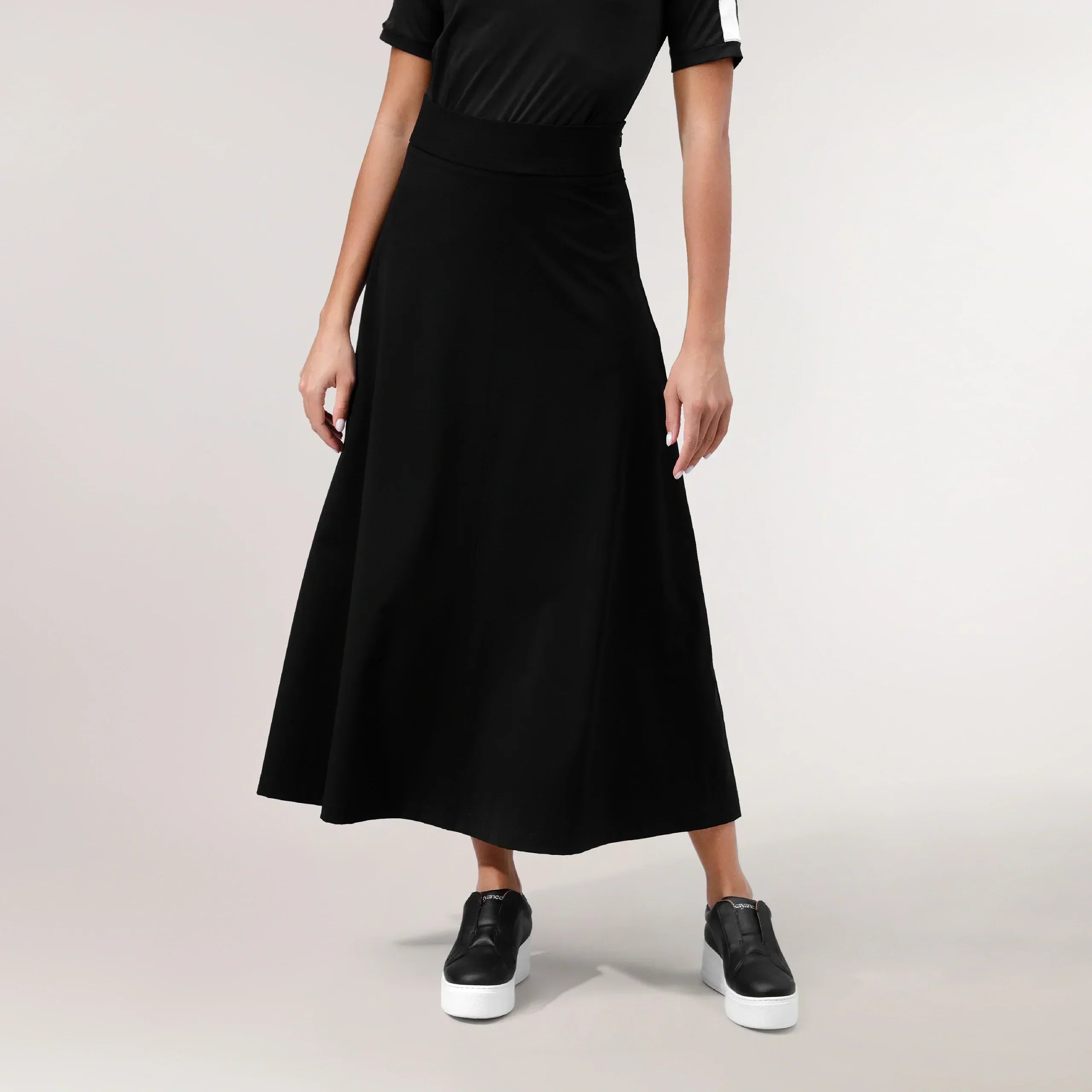 Flared Skirt - SEASONAL BLACK