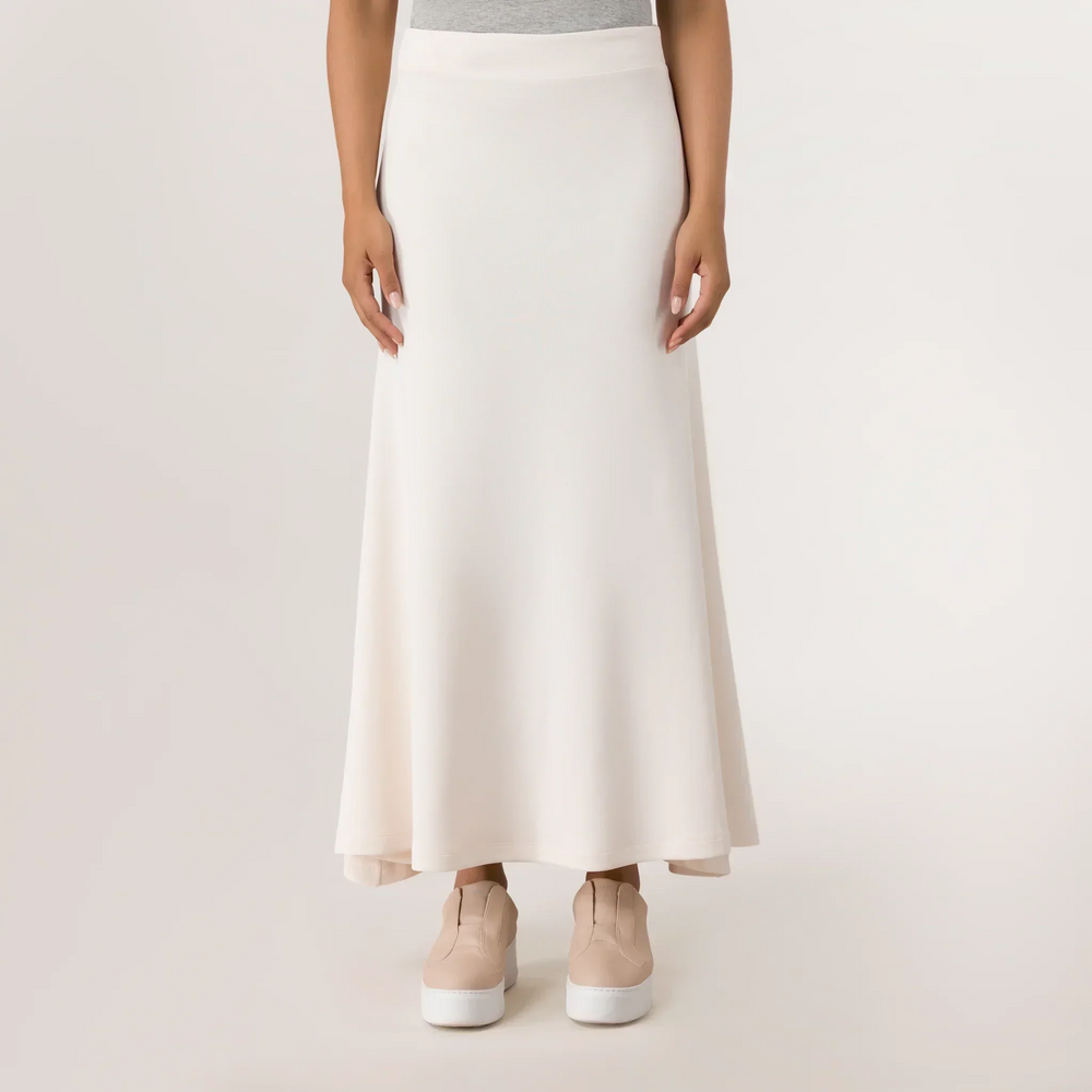 Soft Flared Skirt - SEASONAL BEIGE