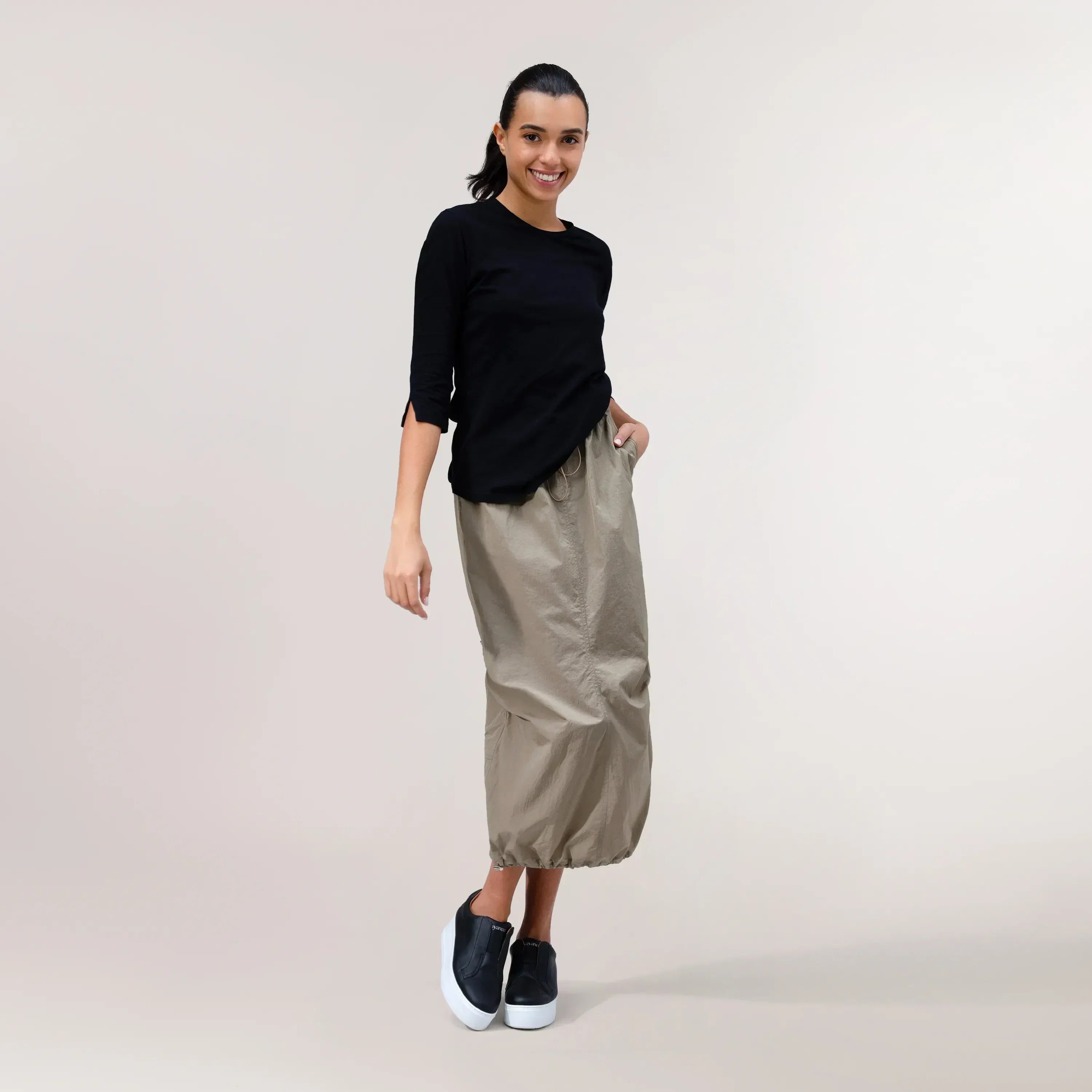 Parachute Skirt - SEASONAL BEIGE