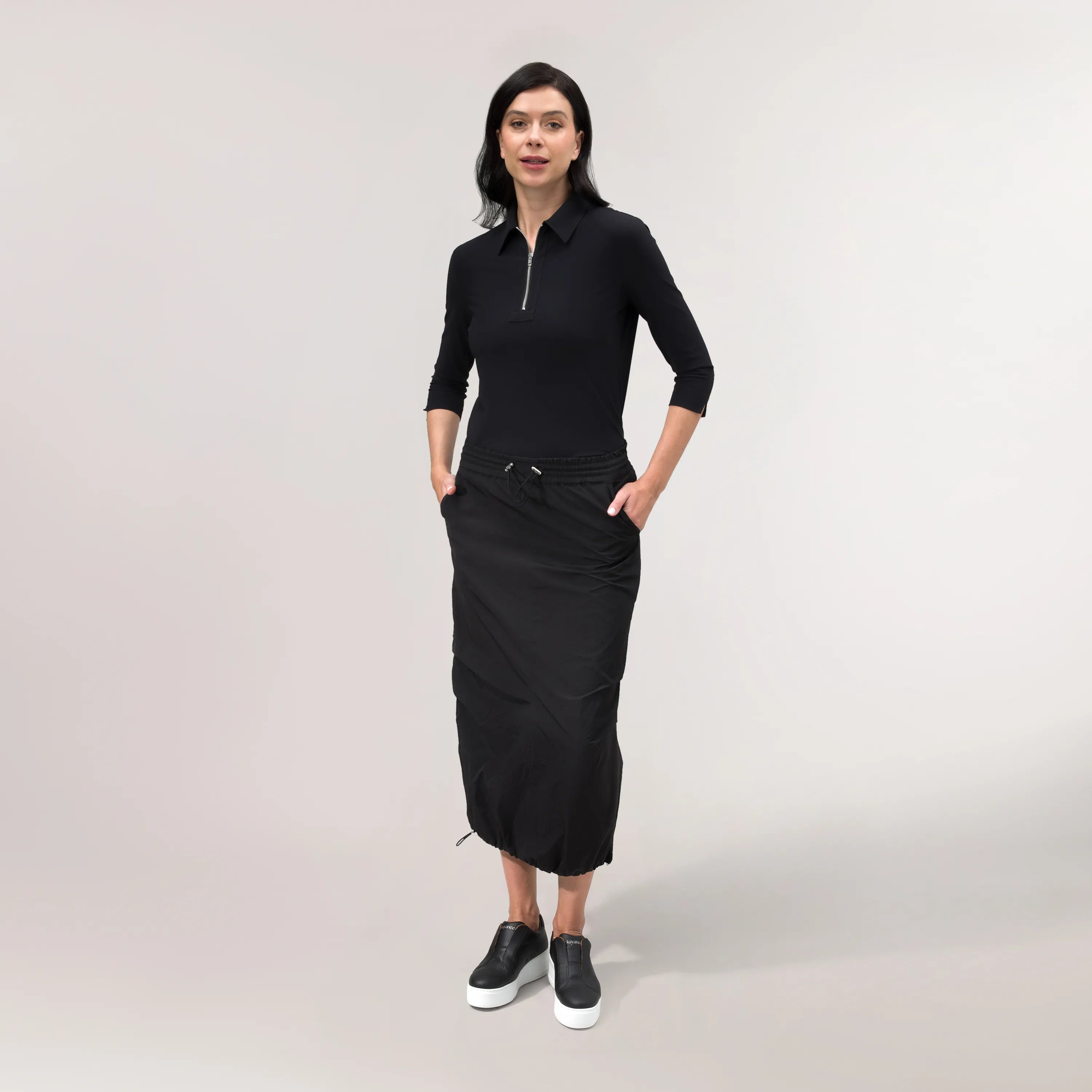 Parachute Skirt - SEASONAL BLACK