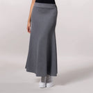 Soft Flared Skirt - SEASONAL CHARCOAL MELANGE