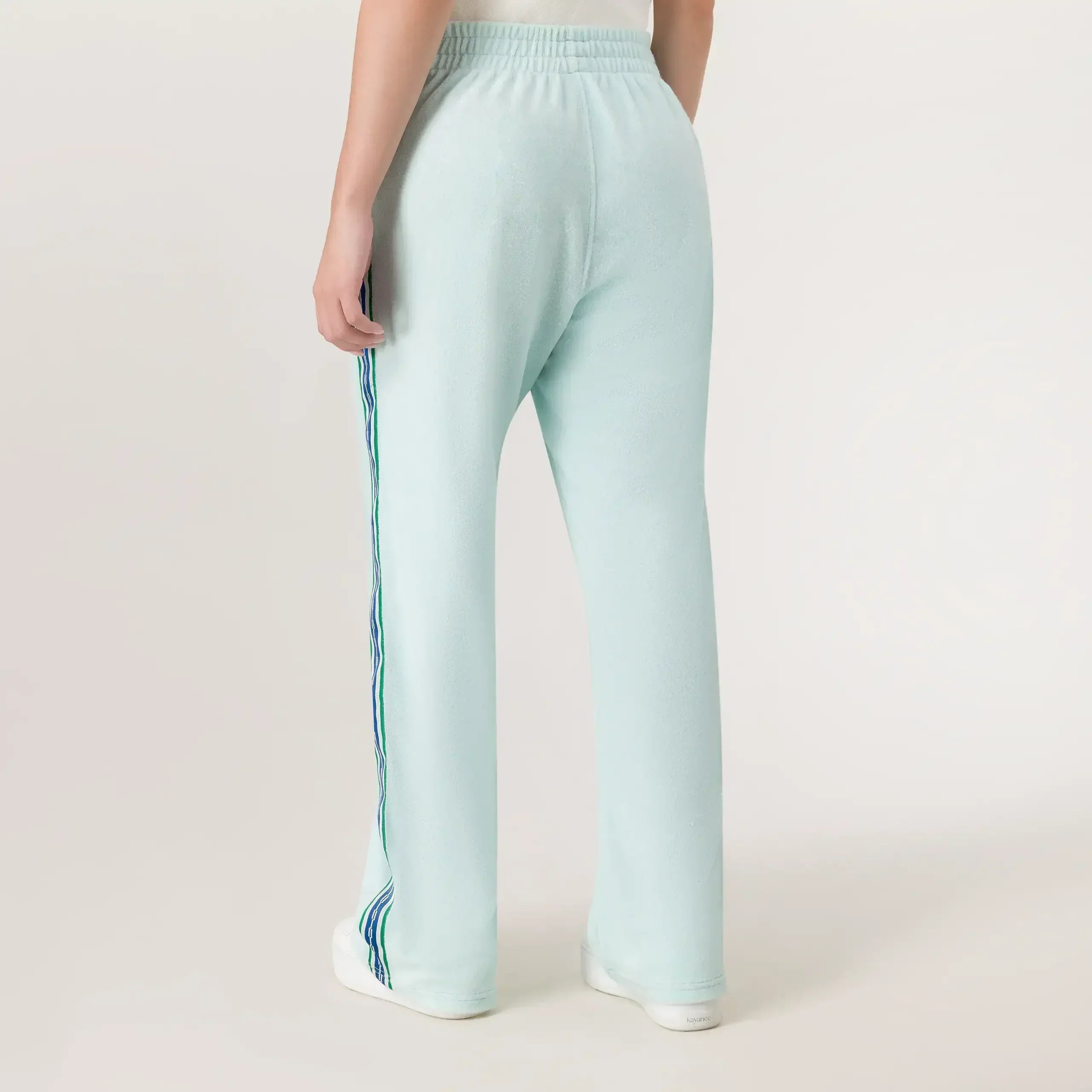 Velour Track Pants - SEASONAL LIGHT BLUE