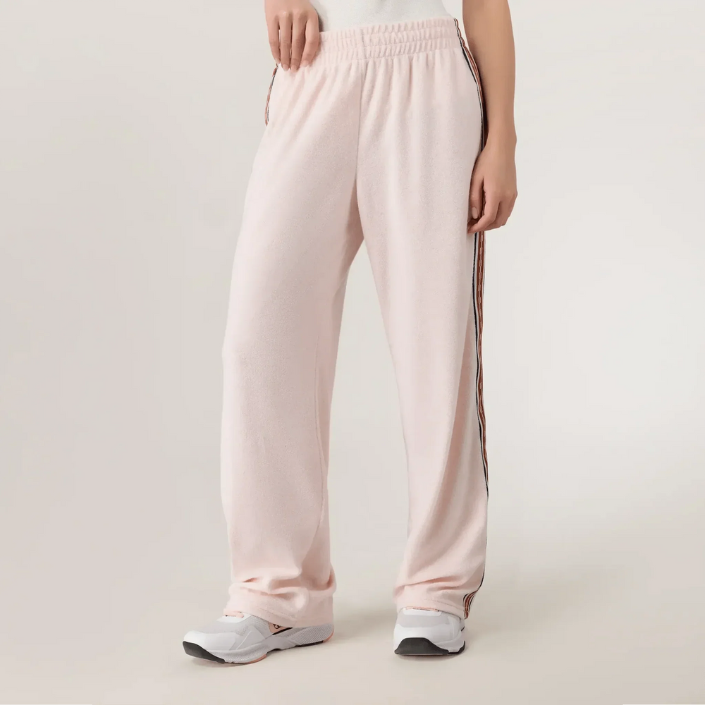 Velour Track Pants - SEASONAL PINK