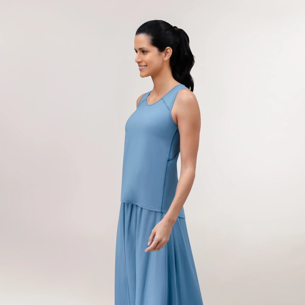 Flow Racerback Top - CORE BLUE