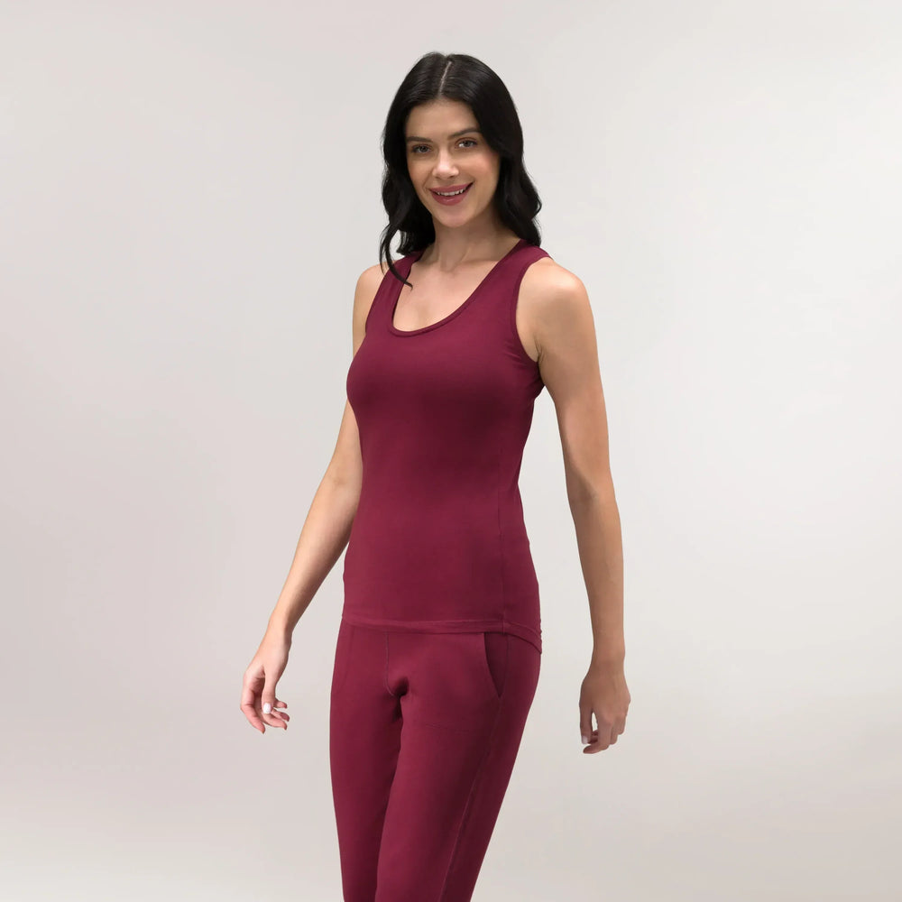 Easybend Tank Top - CORE GRAPE RED