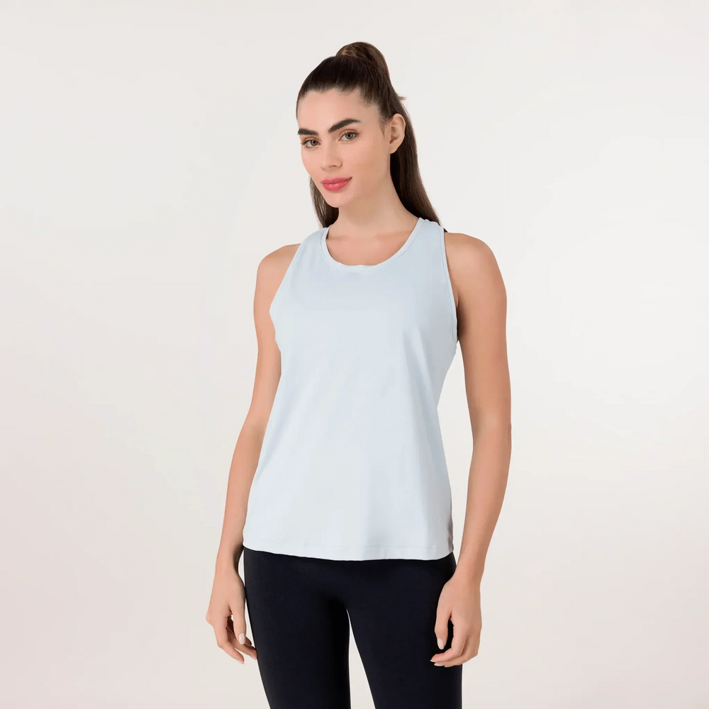 Freestyle Active Racerback Top - CORE LIGHT BLUE