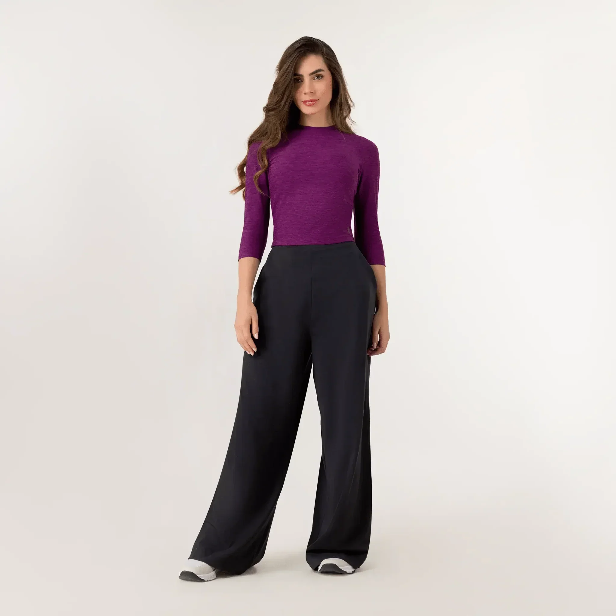 Rhythm Cropped Top - KDF PURPLE